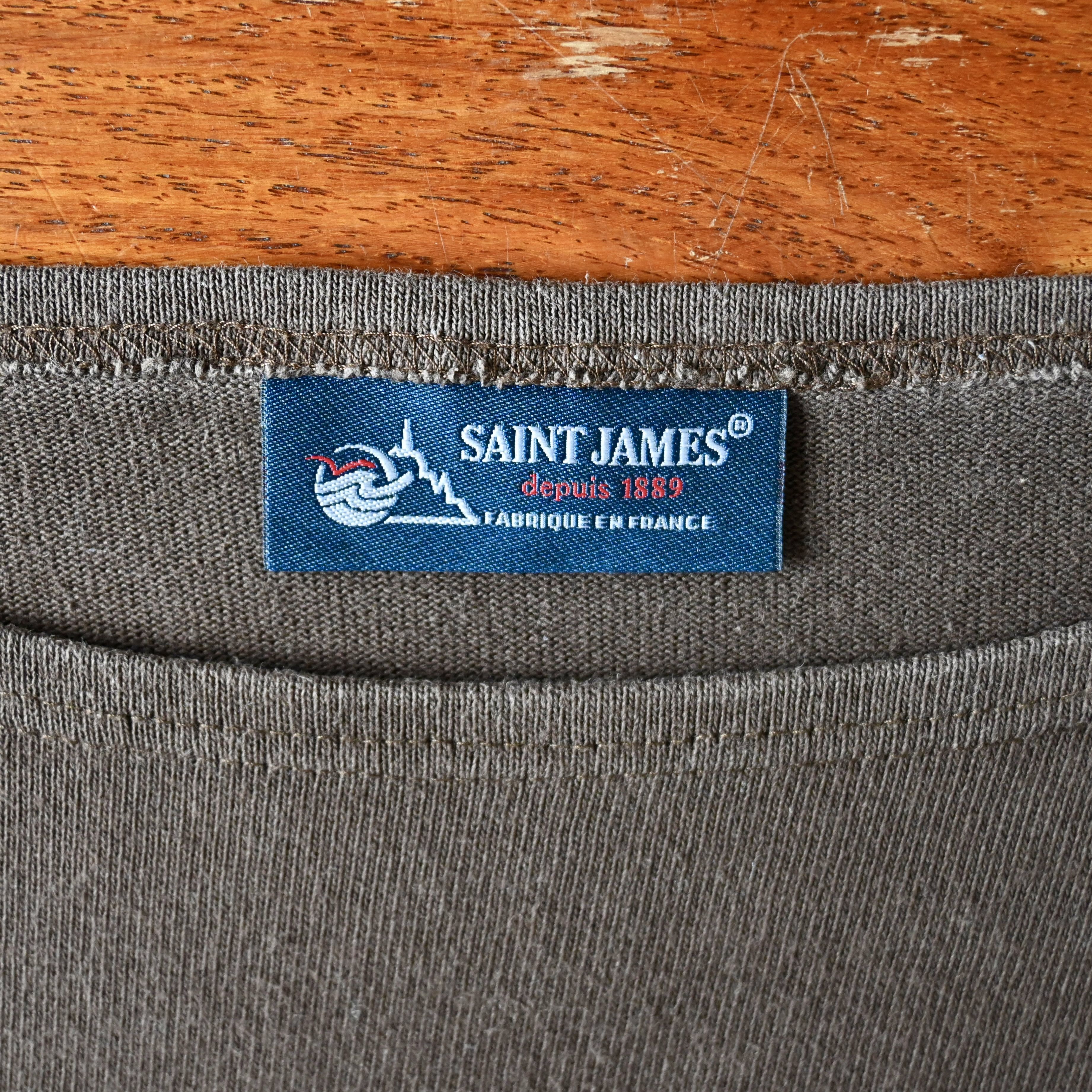 Saint James SAINT JAMES "OUESSON" heavyweight solid breton shirt, 4/M Size US M / EU 48-50 / 2 - 8 Thumbnail