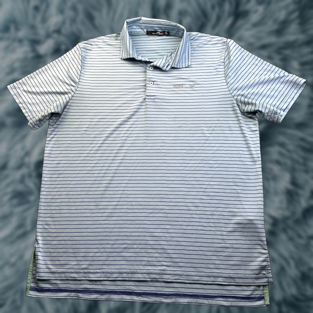 Ralph Lauren Ralph Lauren RLX Polo Shirt Mens Large Blue Performance Stretch Lightweight Shirt Size US L / EU 52-54 / 3 - 1 Thumbnail