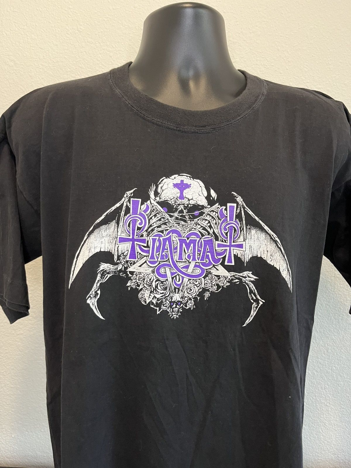 Band Tees × Vintage Tiamat shirt 90s vintage heavy metal band Europe tour Size US XL / EU 56 / 4 - 3 Thumbnail