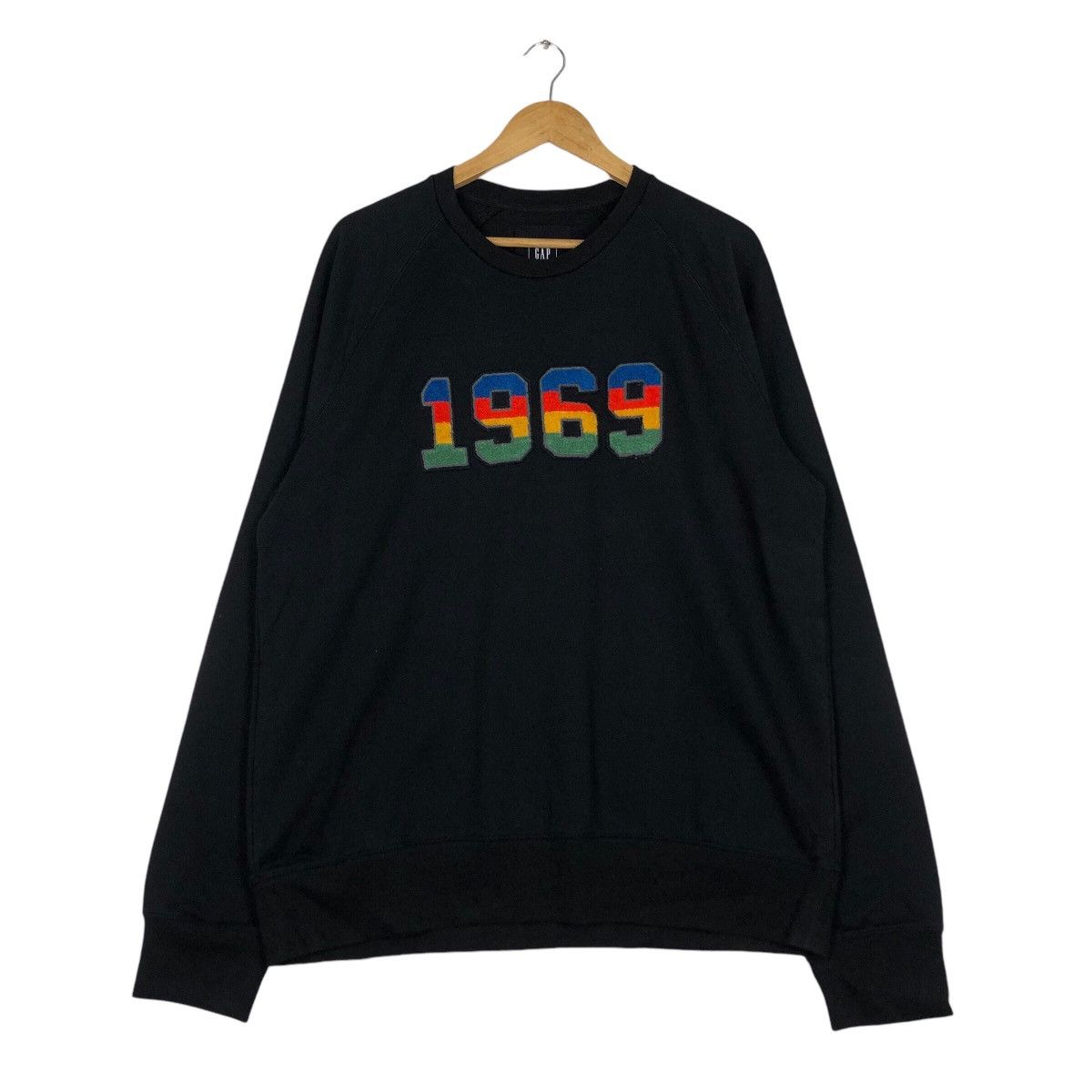 Gap × Japanese Brand Vintage Gap 1969 Streetwear Sweatshirt Rare 60s Size US L / EU 52-54 / 3 - 1 Thumbnail