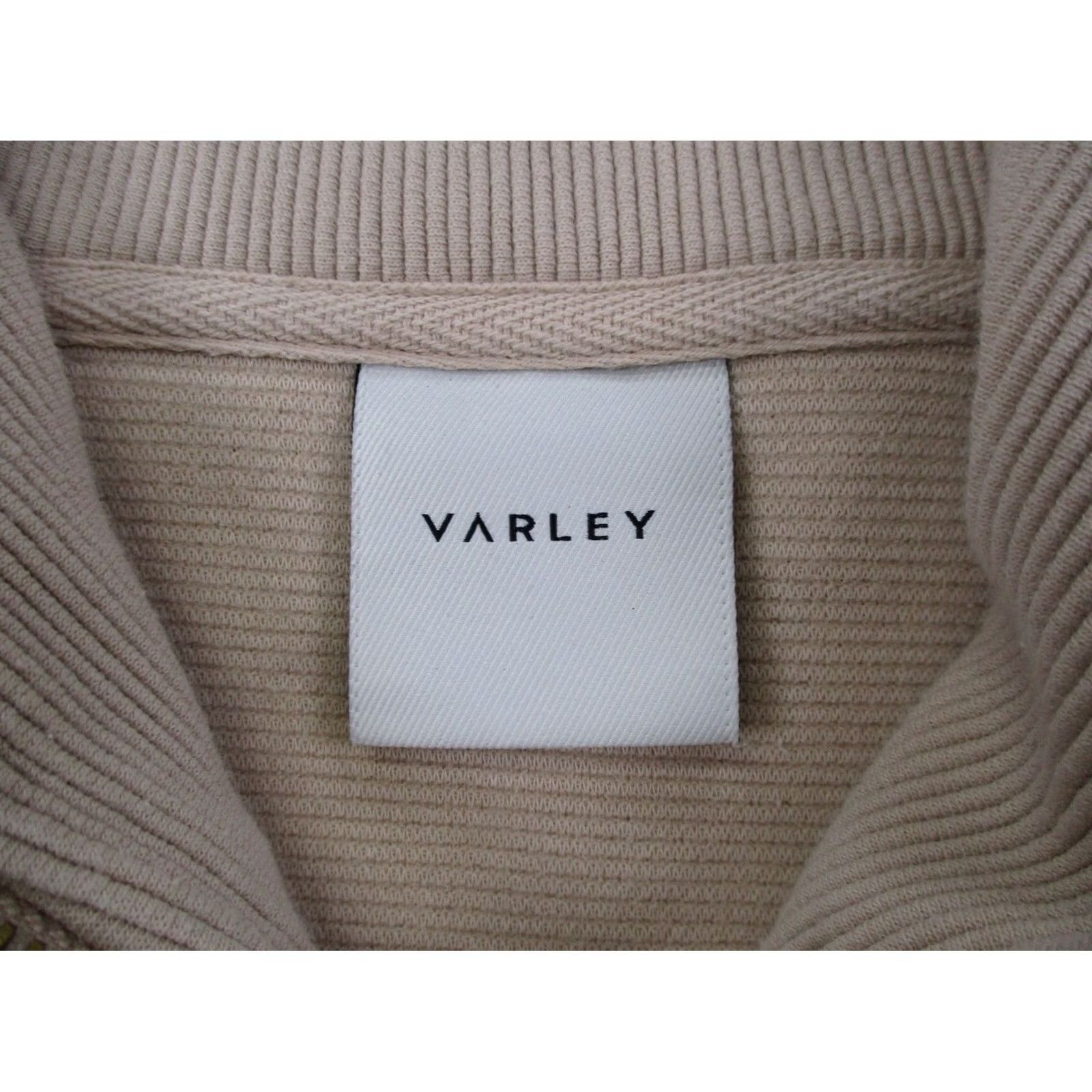 Varley Varley Jacket Womens XS Beige Windbreaker Outdoor 1/4 Zip Lightweight Thermal Windproof Regular Womens XS Beige Logo Patck? Size XS / US 0-2 / IT 36-38 - 6 Thumbnail