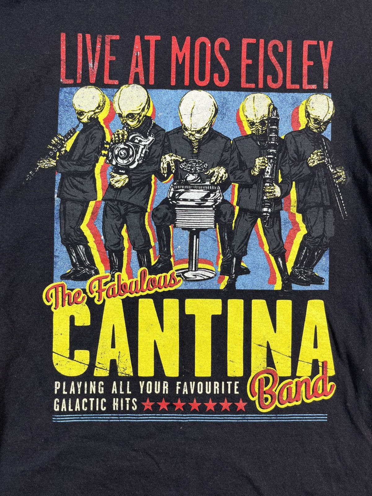 Star Wars Star Wars Cantina Band T Shirt Black S Graphic Tee Size US S / EU 44-46 / 1 - 4 Thumbnail