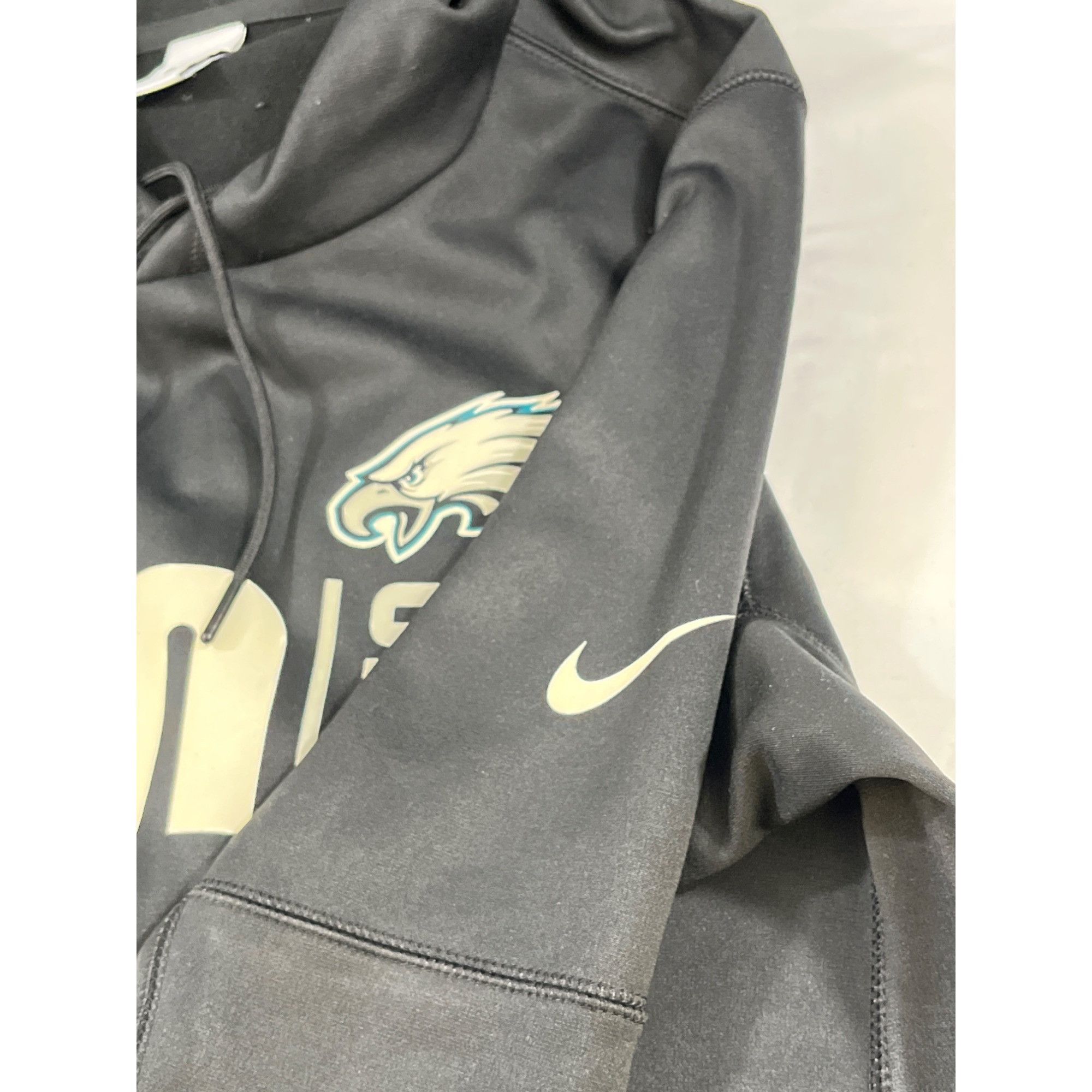 Nike Nike Men's Black Philadelphia Eagle 2022 NFC Champions Hoodi Size US L / EU 52-54 / 3 - 3 Thumbnail