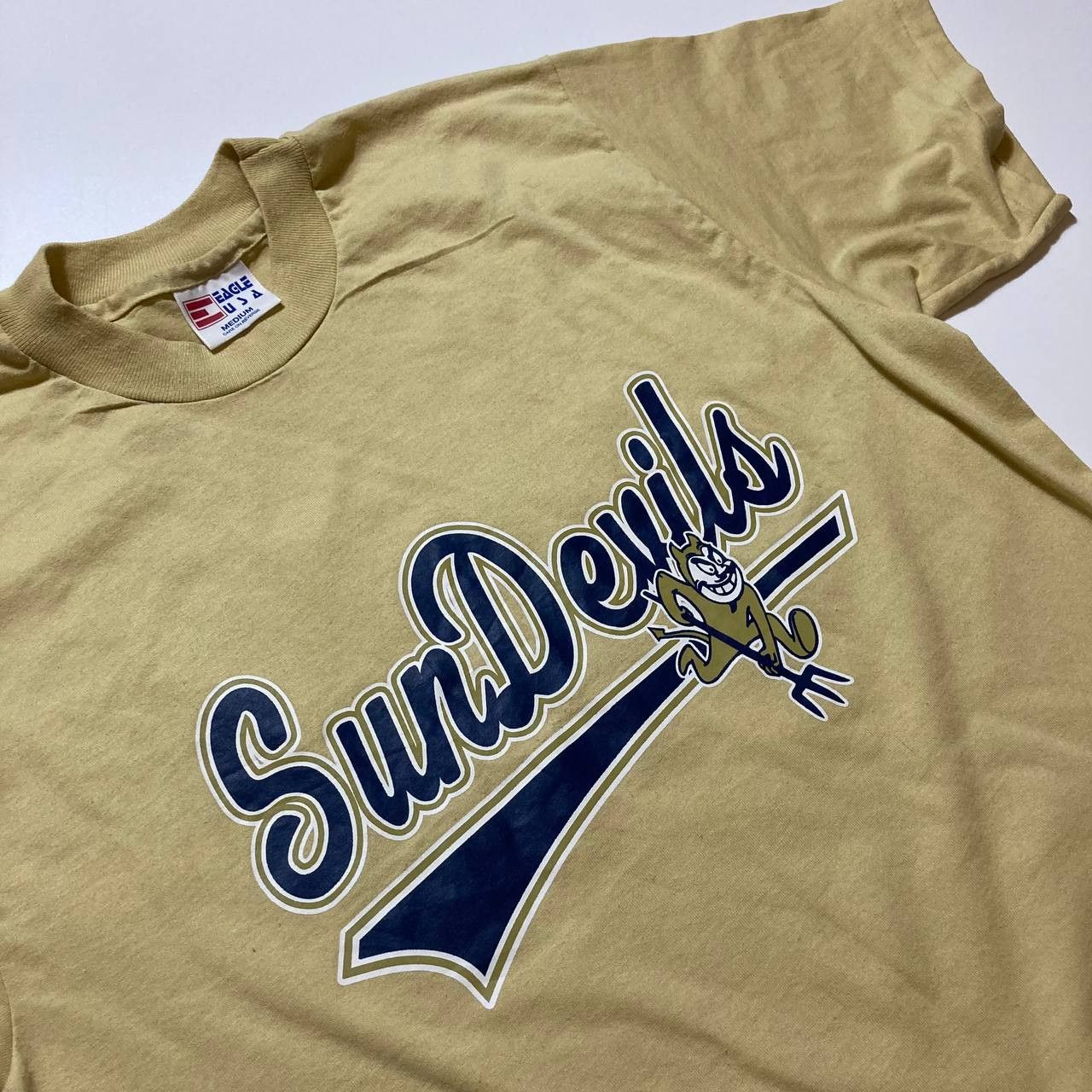NCAA Vintage 80s Arizona Sun Devils NCAA Football Tee Size US M / EU 48-50 / 2 - 2 Thumbnail