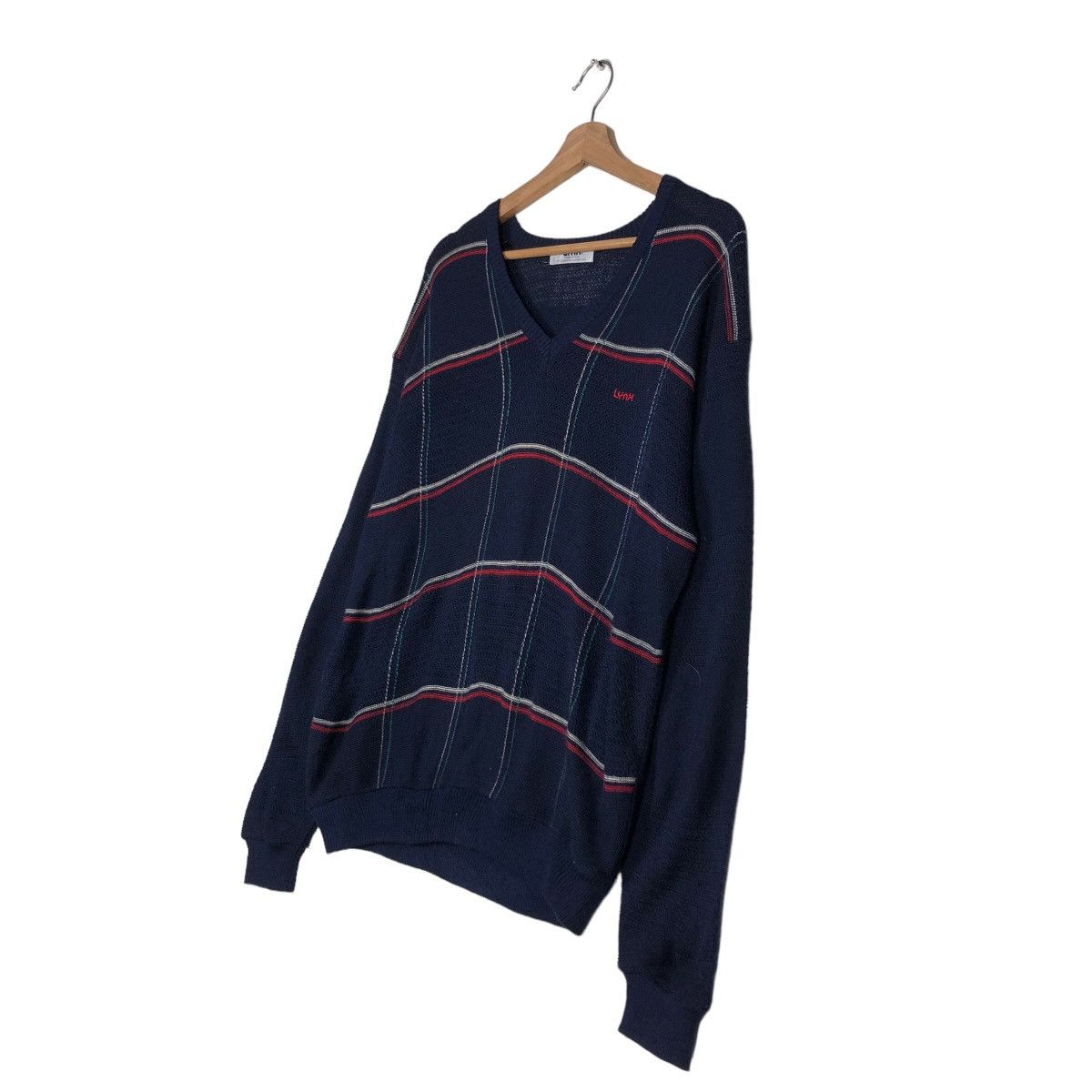 Japanese Brand 🔥Vintage Knit Sweatshirt Lynx Japan Issey Miyake Size US L / EU 52-54 / 3 - 2 Thumbnail