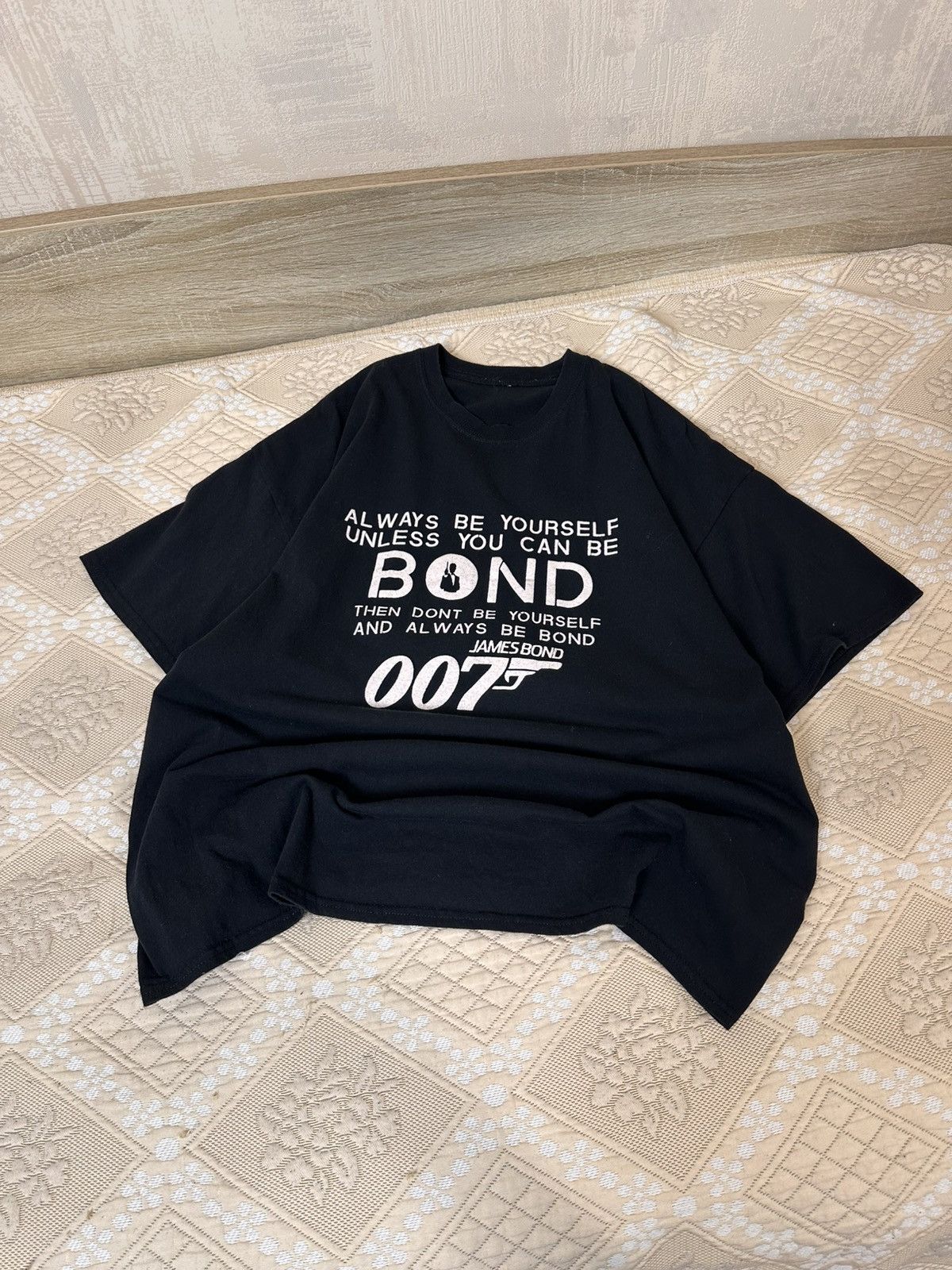 Vintage 🔥 RARE James Bond Agent 007 Vintage Movie T Shirt Size US XL / EU 56 / 4 - 6 Thumbnail