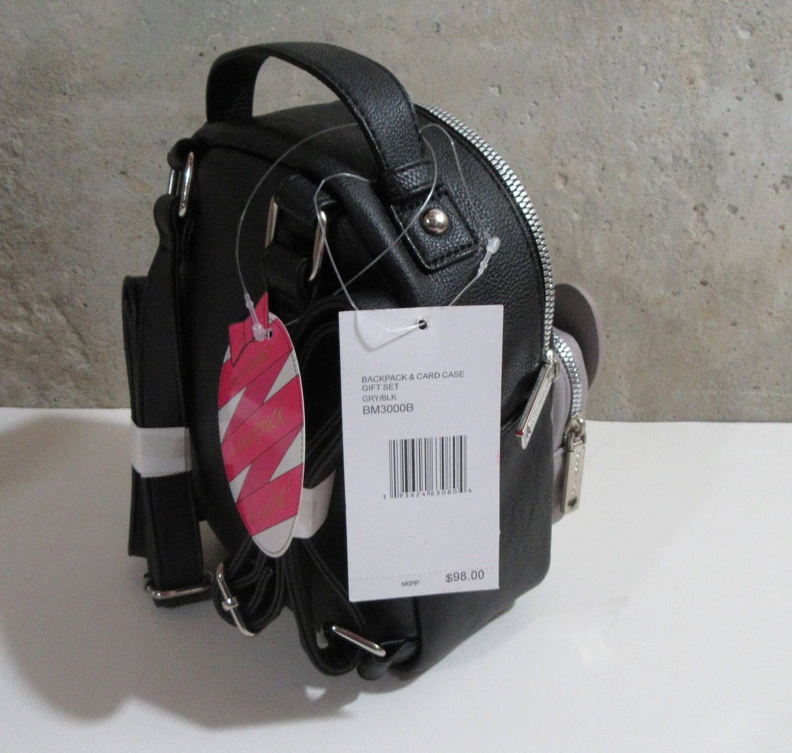 Designer Betsey Johnson Mini Dog Backpack & Key Fob Card Case NWT Size ONE SIZE - 3 Thumbnail