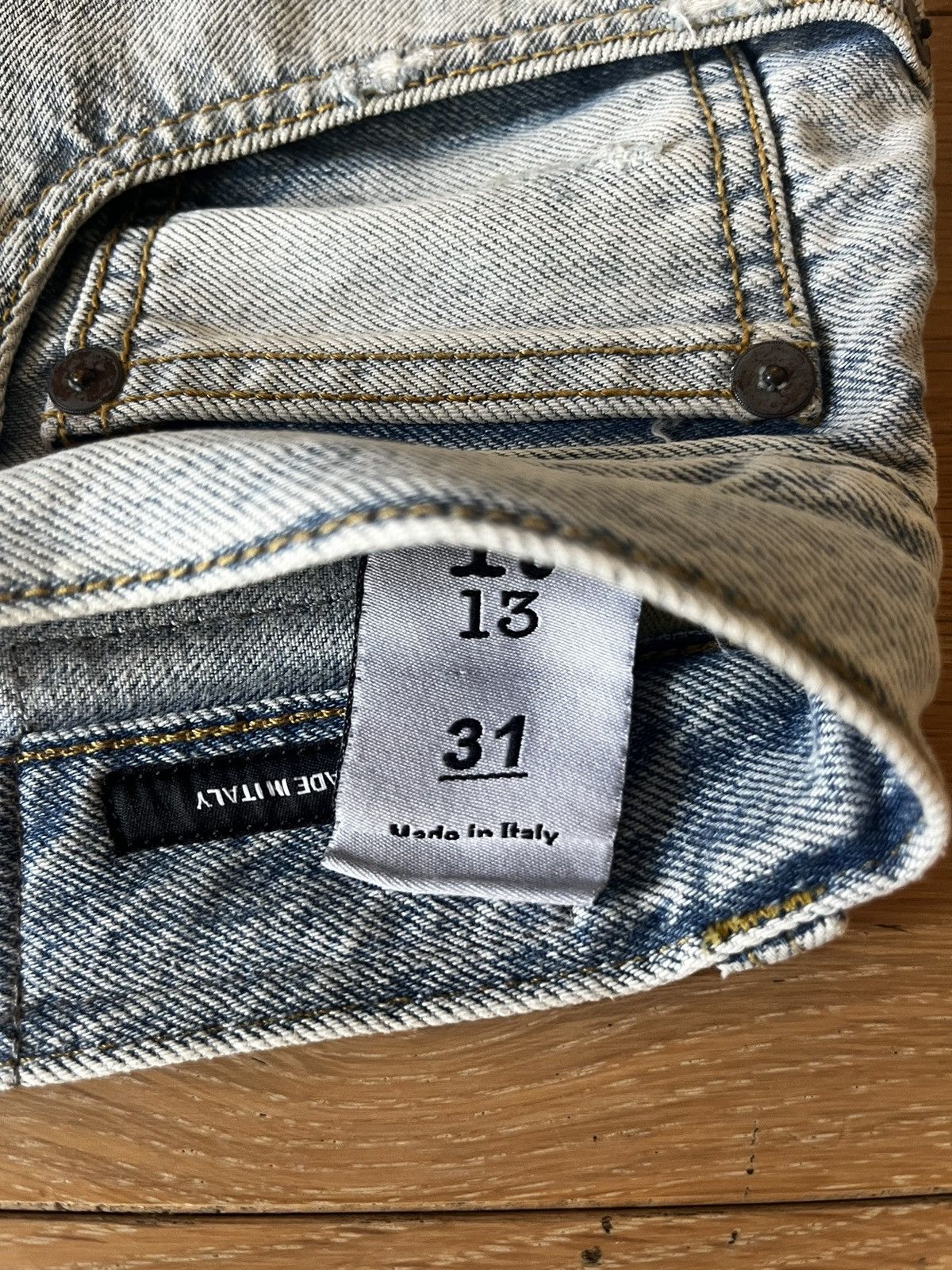 R13 R13 Distressed Denim Shorts 31 Size US 31 - 5 Thumbnail