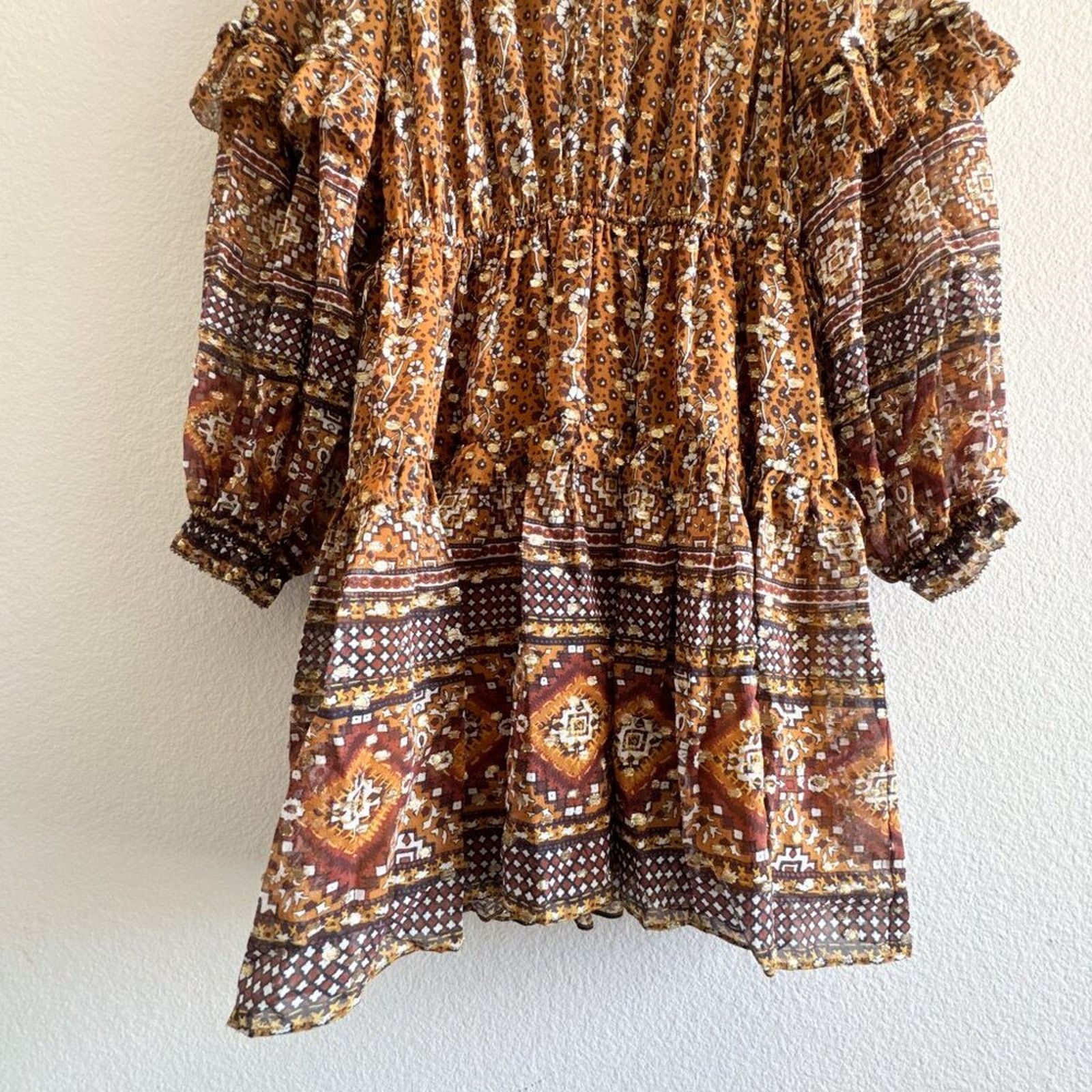 Ulla Johnson Ulla Johnson Erisa Mini Dress Ochre gold Size 2 Size XS / US 0-2 / IT 36-38 - 8 Thumbnail