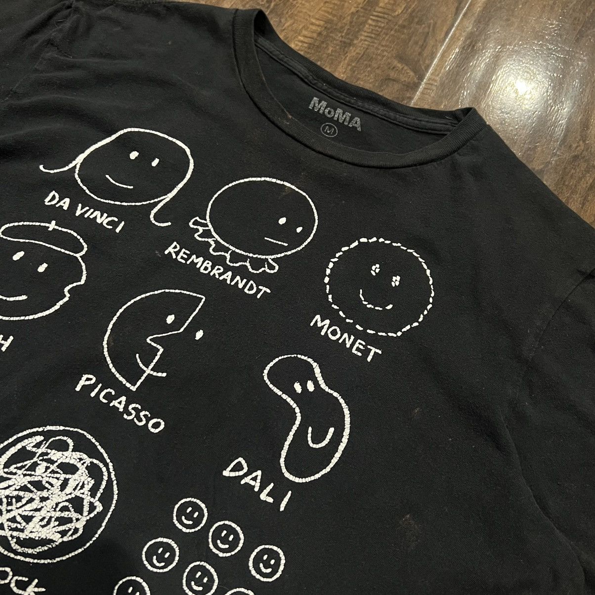 MoMA MoMA “History of Art” Graphic Tee Black Warhol Picasso Dali Size US M / EU 48-50 / 2 - 3 Thumbnail