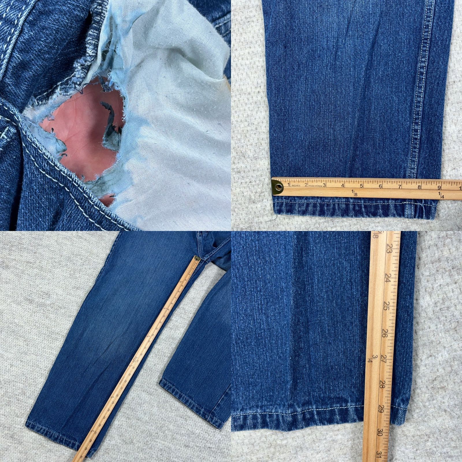 Southpole VINTAGE Southpole Jeans Men 36x30 Baggy Loose Fit Med Wash Denim Blue 5-Pocket Grunge Work American Classic Shirt? Size US 36 / EU 52 - 8 Thumbnail