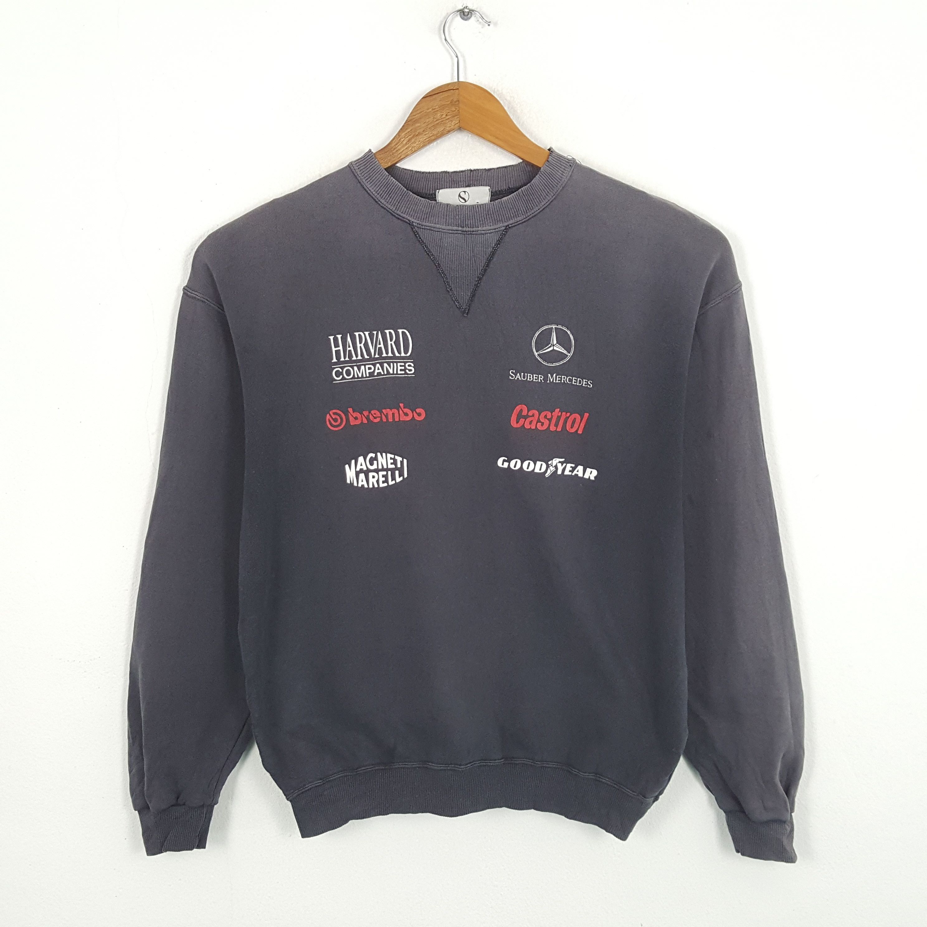 Mercedes-Benz × Vintage Vintage MERCEDES MAGNETI MARELLI Racing Promo Sweatshirts Size US M / EU 48-50 / 2 - 1 Thumbnail