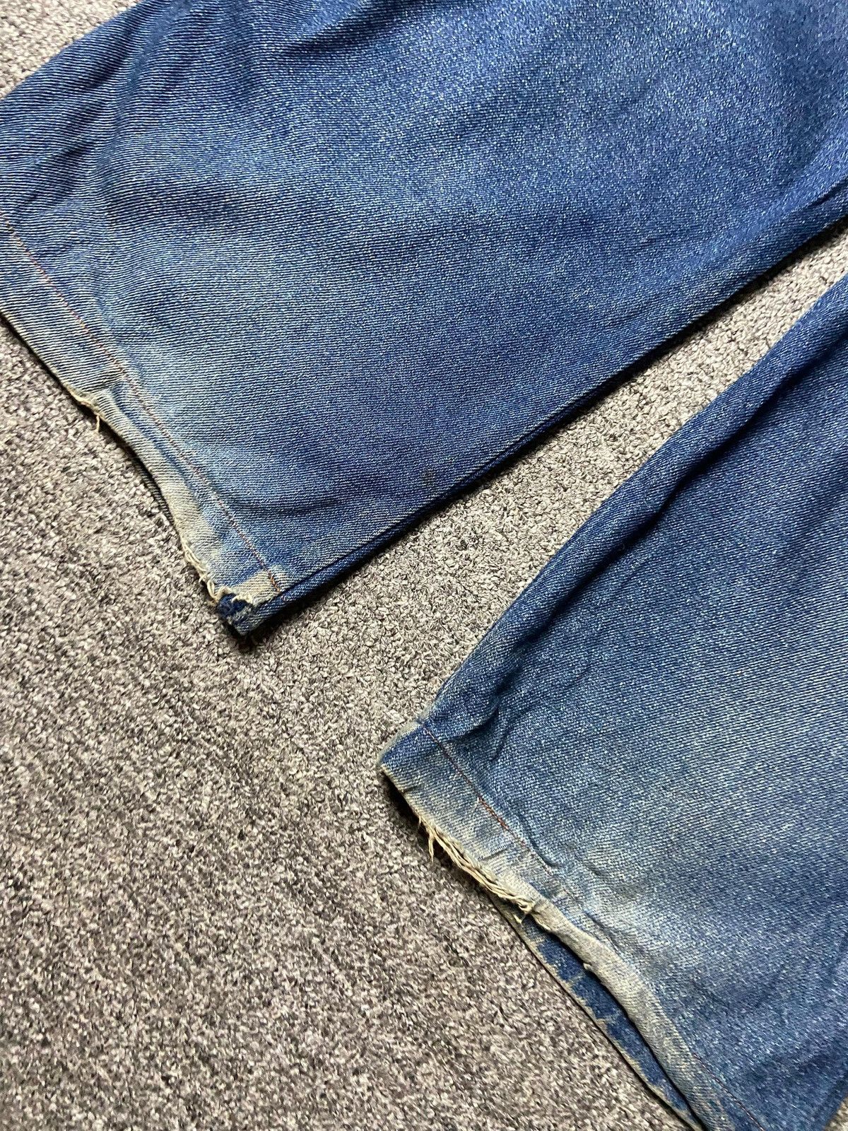 Japanese Brand Plevo Uomo Collezion Baggy Style Denim Jeans (164) Size US 32 / EU 48 - 6 Thumbnail