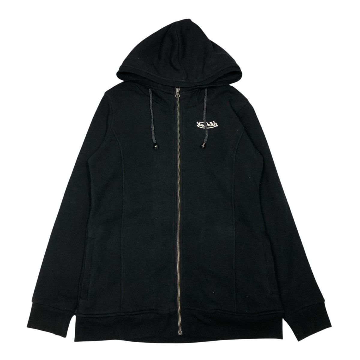 Von Dutch 📌Rich Black Zipper Jacket Von Dutch Big Logo Punk Style Size US L / EU 52-54 / 3 - 1 Thumbnail