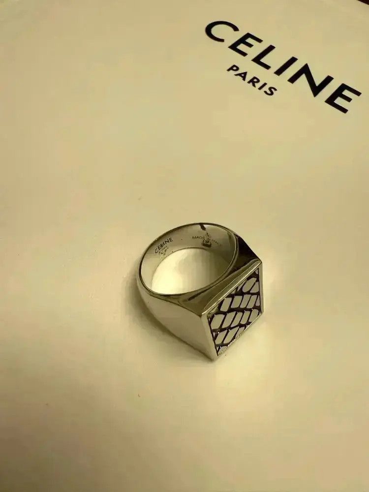 Celine Celine 23SS Stone Texture Ring Size ONE SIZE - 4 Thumbnail