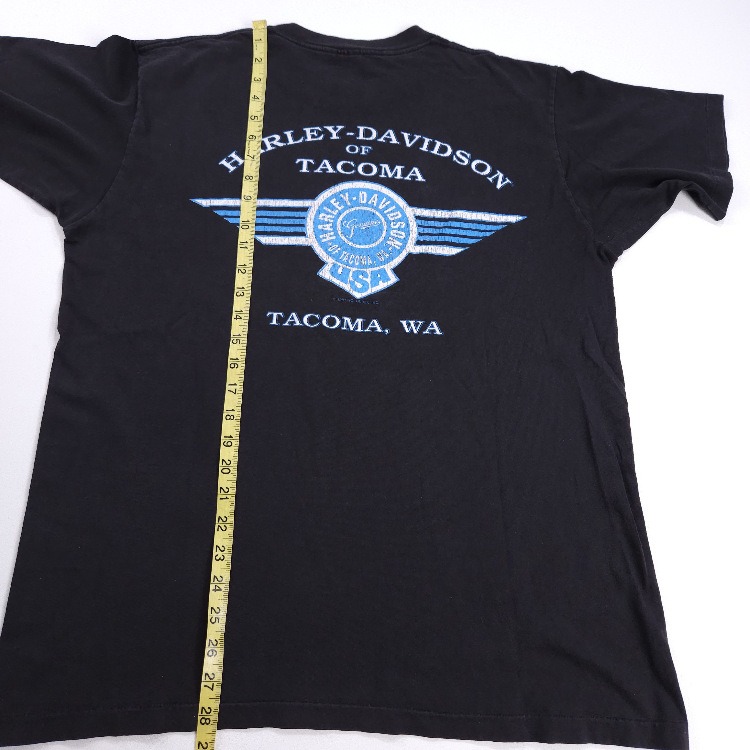 Harley Davidson Vintage 90s Harley Davidson Lightning Emblem Horse WA L Size US L / EU 52-54 / 3 - 9 Thumbnail