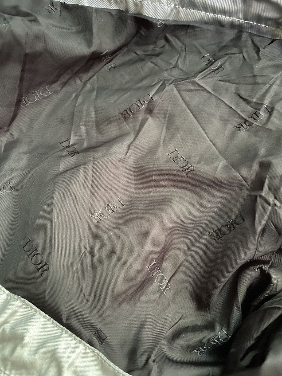 Dior Dior Silver Metallic Logo Hooded Jacket Size US L / EU 52-54 / 3 - 9 Thumbnail