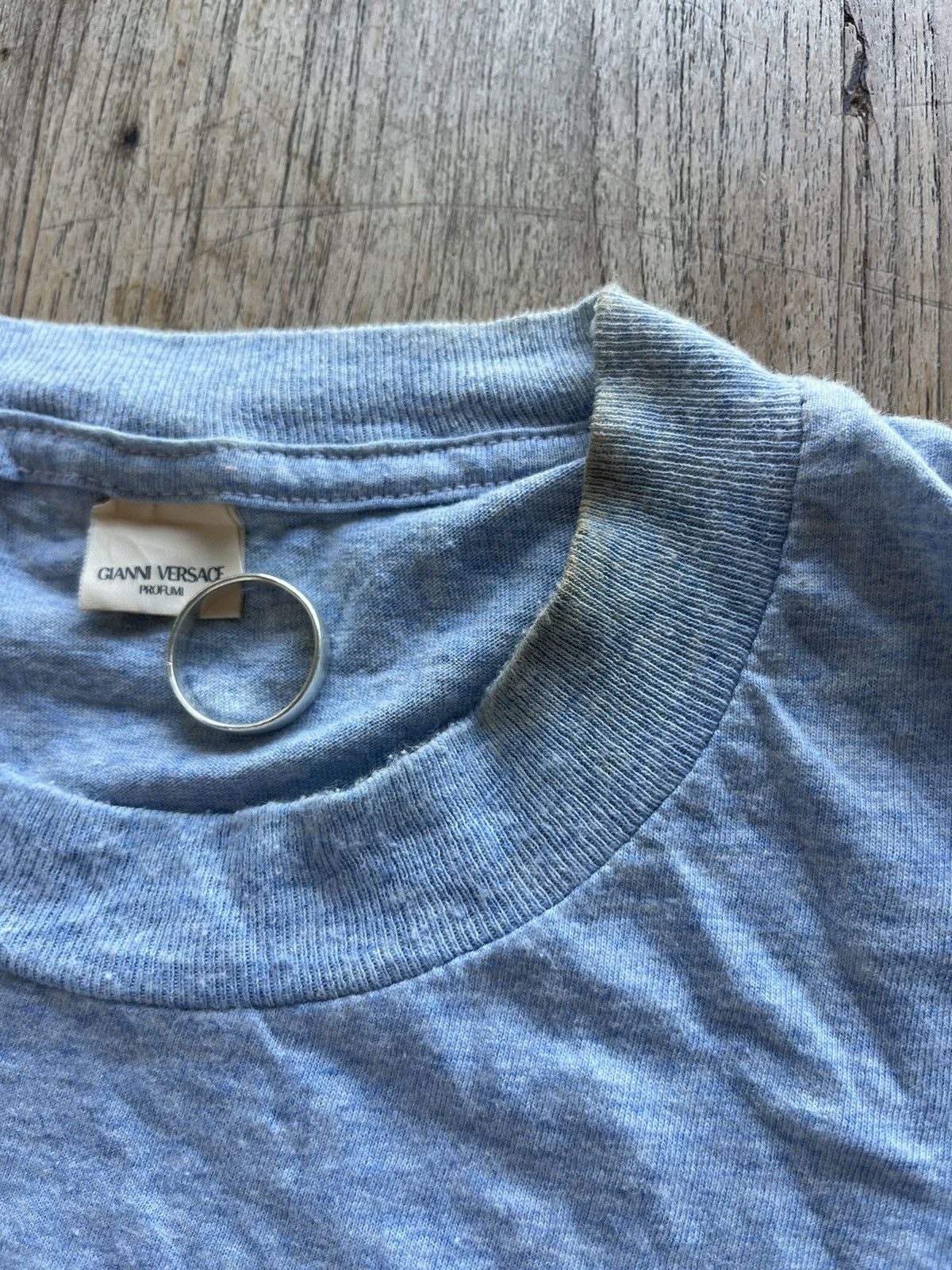 Versace × Vintage Vintage GIANNI VERSACE PROFUMI collection Tshirt Size US L / EU 52-54 / 3 - 8 Thumbnail