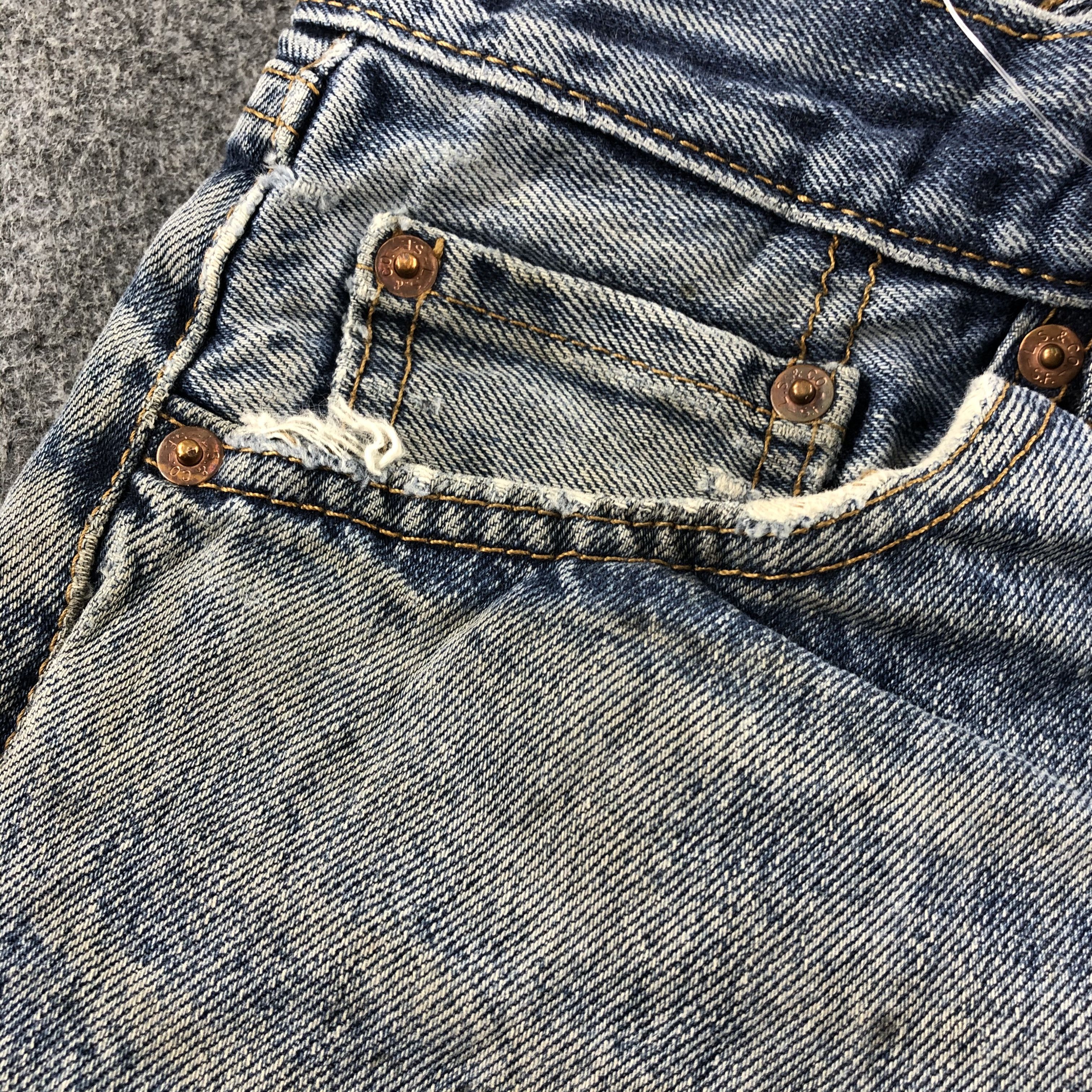 Levi's Vintage Blue Wash Levis 505 Jeans-J2564 Size US 29 - 9 Thumbnail