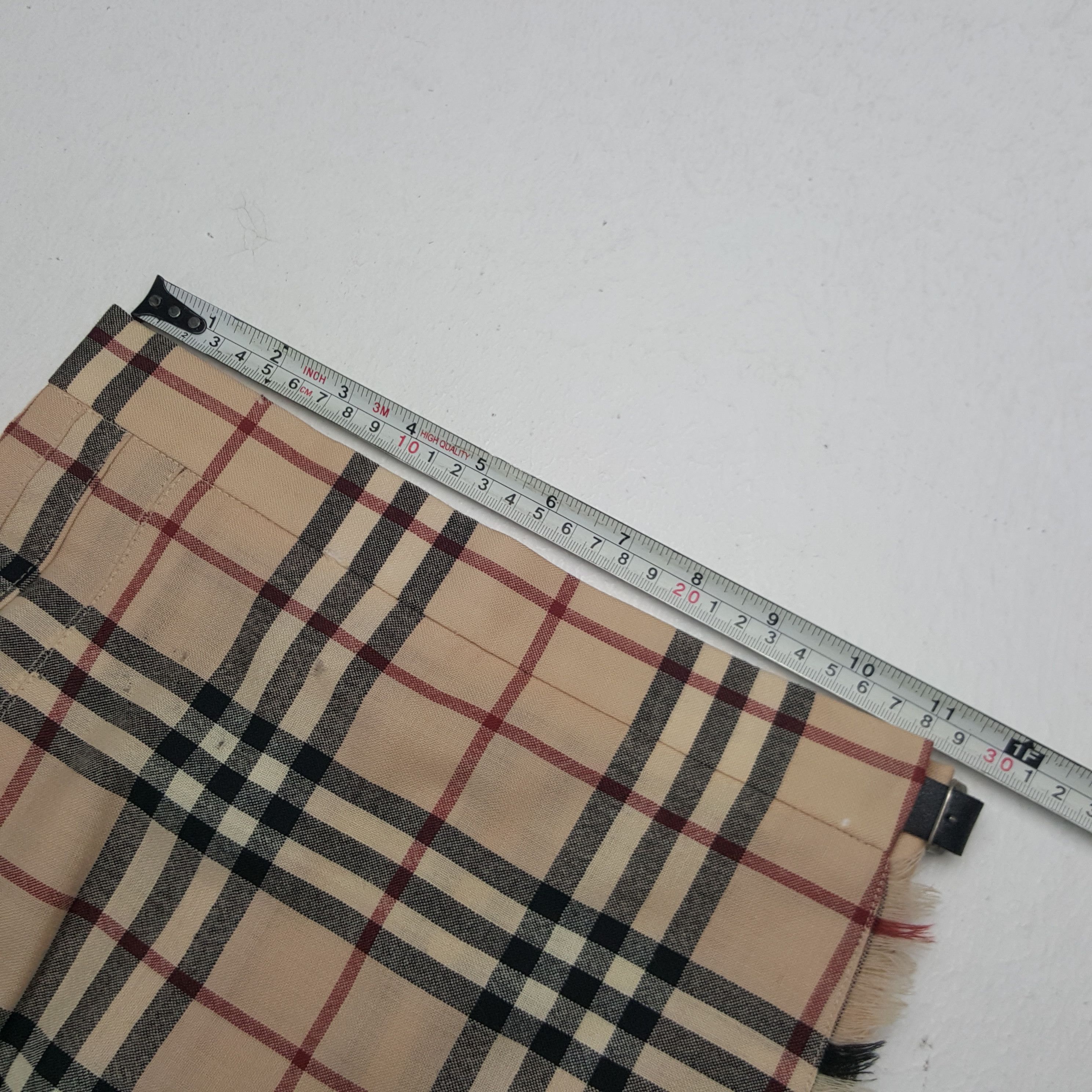Burberry × Vintage Vintage Burberry London Nova Check Mini Skirt Size 22" - 10 Thumbnail