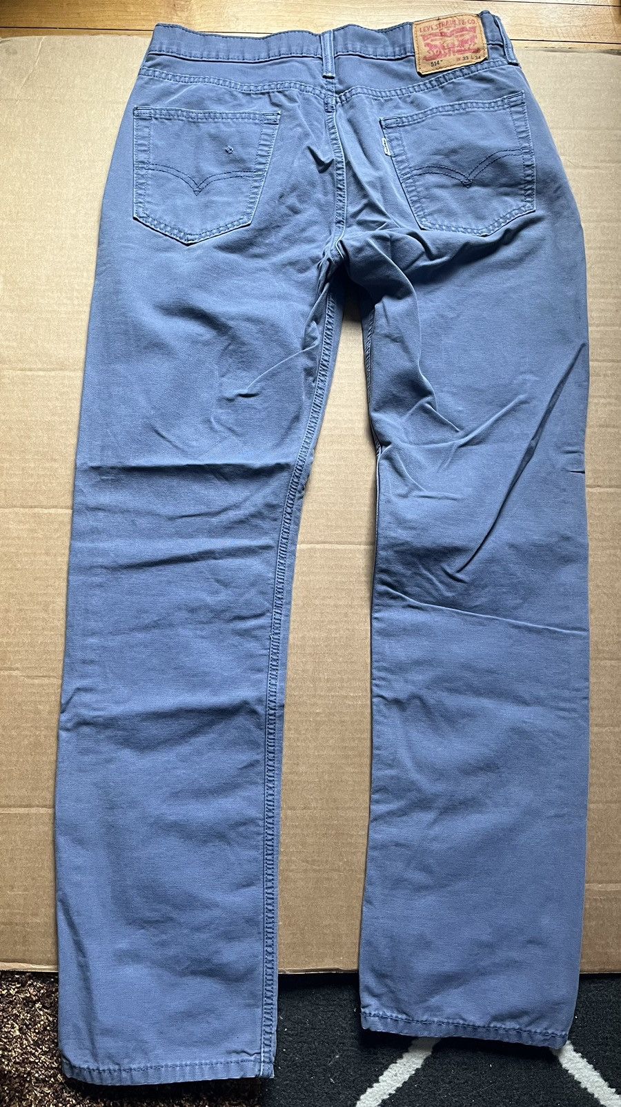 Levi's × Levi's Vintage Clothing × Vintage Vintage White Tag Levi’s Blue Pants 33x34 Size US 33 - 3 Thumbnail