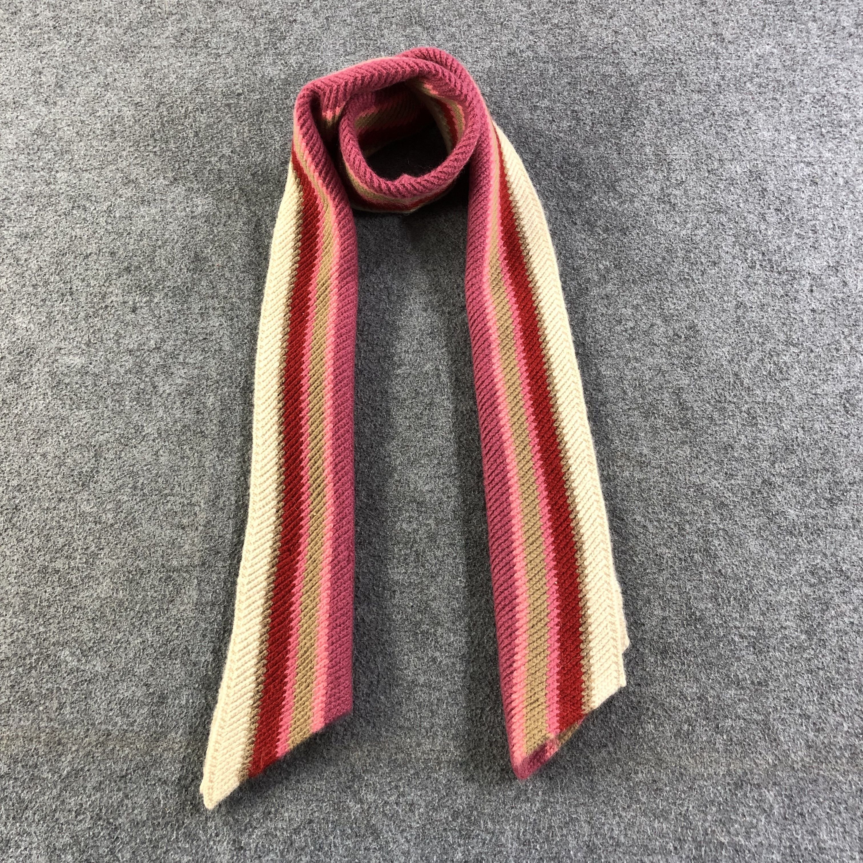 Gap GAP Striped Wool Scarf Muffler V1300 Size ONE SIZE - 1 Thumbnail