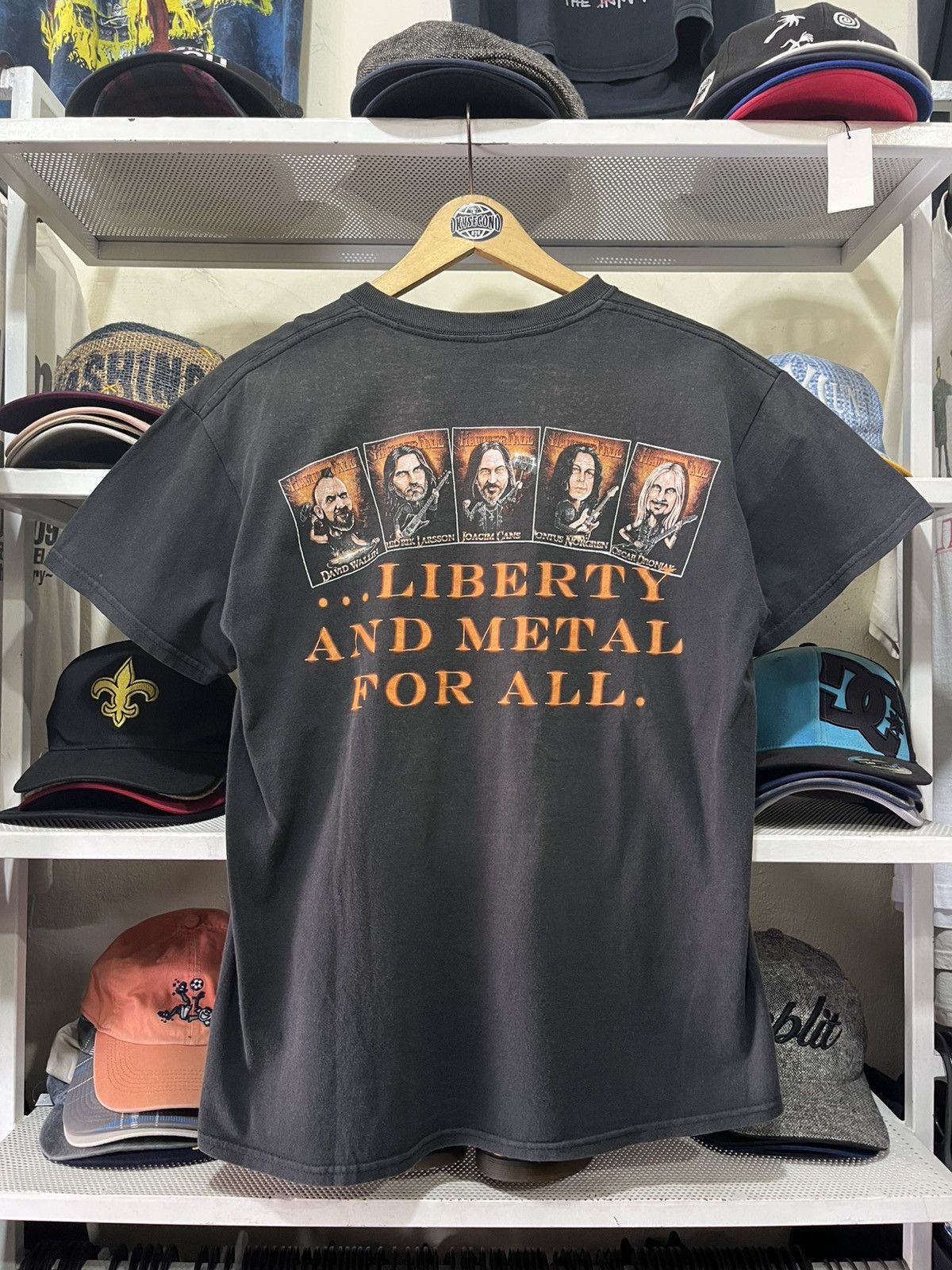 Band Tees Hammerfall Liberty And Metal For All T-Shirt Size US M / EU 48-50 / 2 - 5 Thumbnail