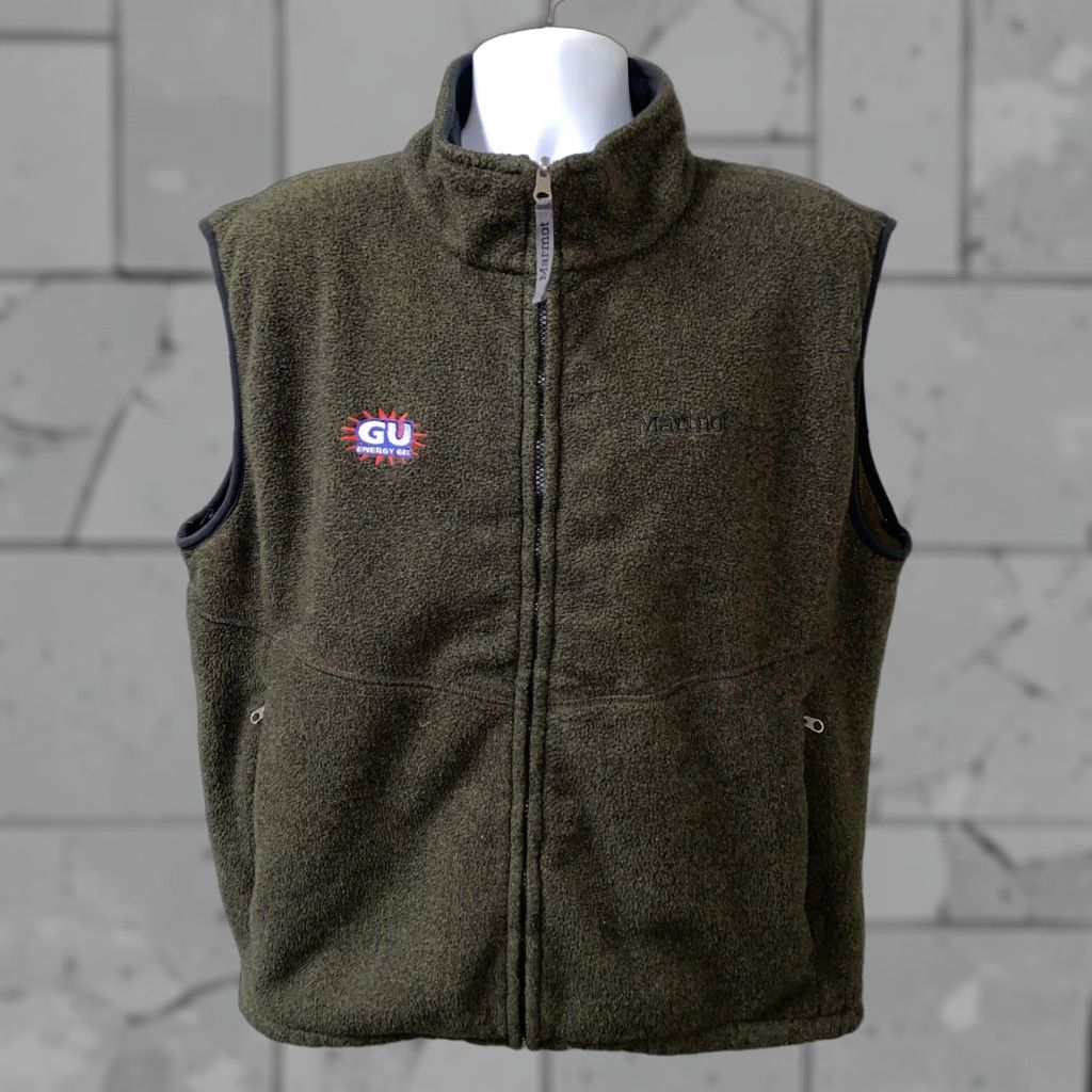 Marmot Marmot Vest Full Zip Mens XL Brown Fleece Regular Size Vest Size US XL / EU 56 / 4 - 1 Thumbnail