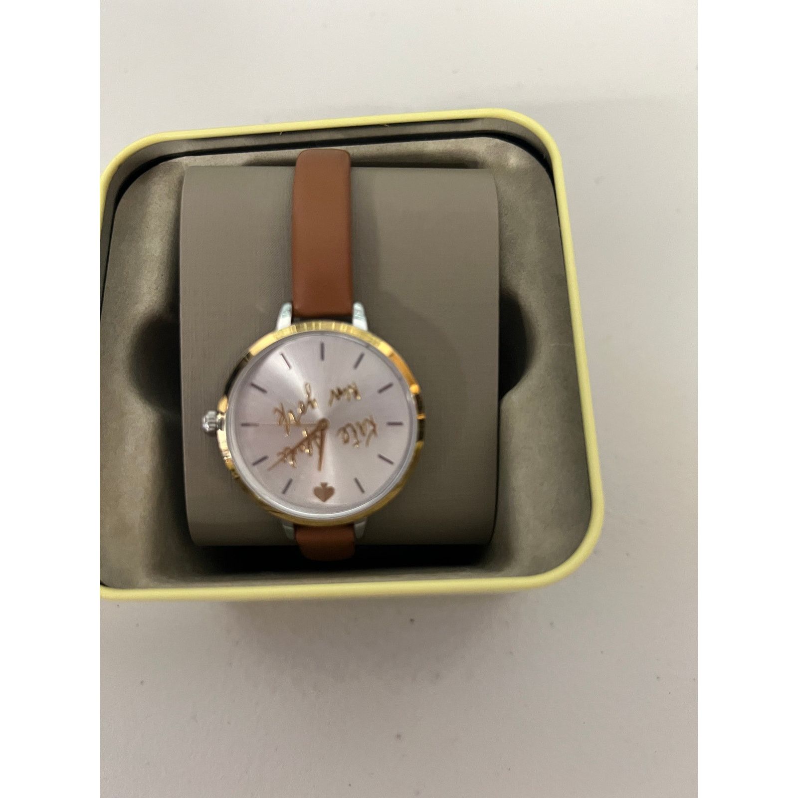 Kate Spade Kate Spade KSW9047 Metro Three-Hand Brown Leather Watch Size ONE SIZE - 1 Thumbnail