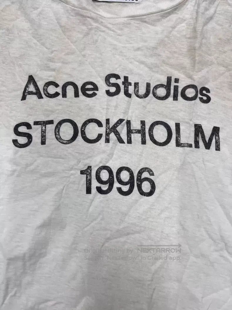 Acne Studios Acne Studios SS23 1996 series letter logo distressed print Size US XXS / EU 40 - 3 Thumbnail