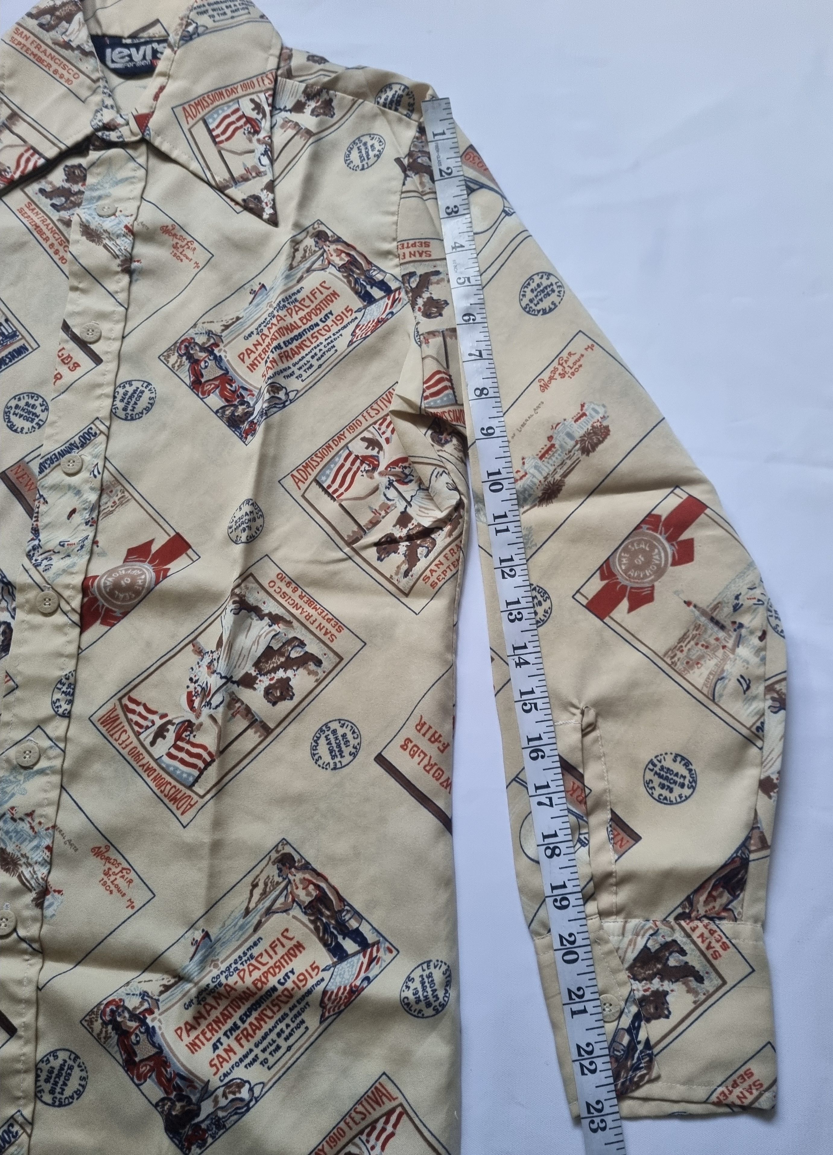 Levi's × Vintage Vtg Levi's Panama Pacific World Fair Casual Button Up Shirt Size US M / EU 48-50 / 2 - 6 Thumbnail