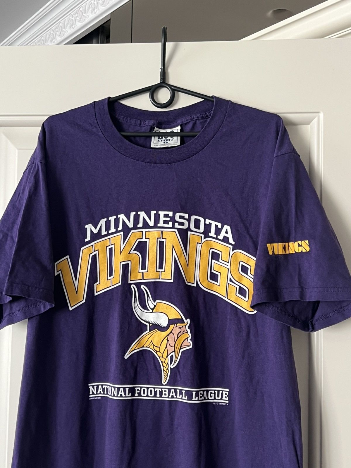 NFL Vintage 1998 Lee Sport Minnesota Vikings NFL T-Shirt Nutmeg Size US L / EU 52-54 / 3 - 2 Thumbnail