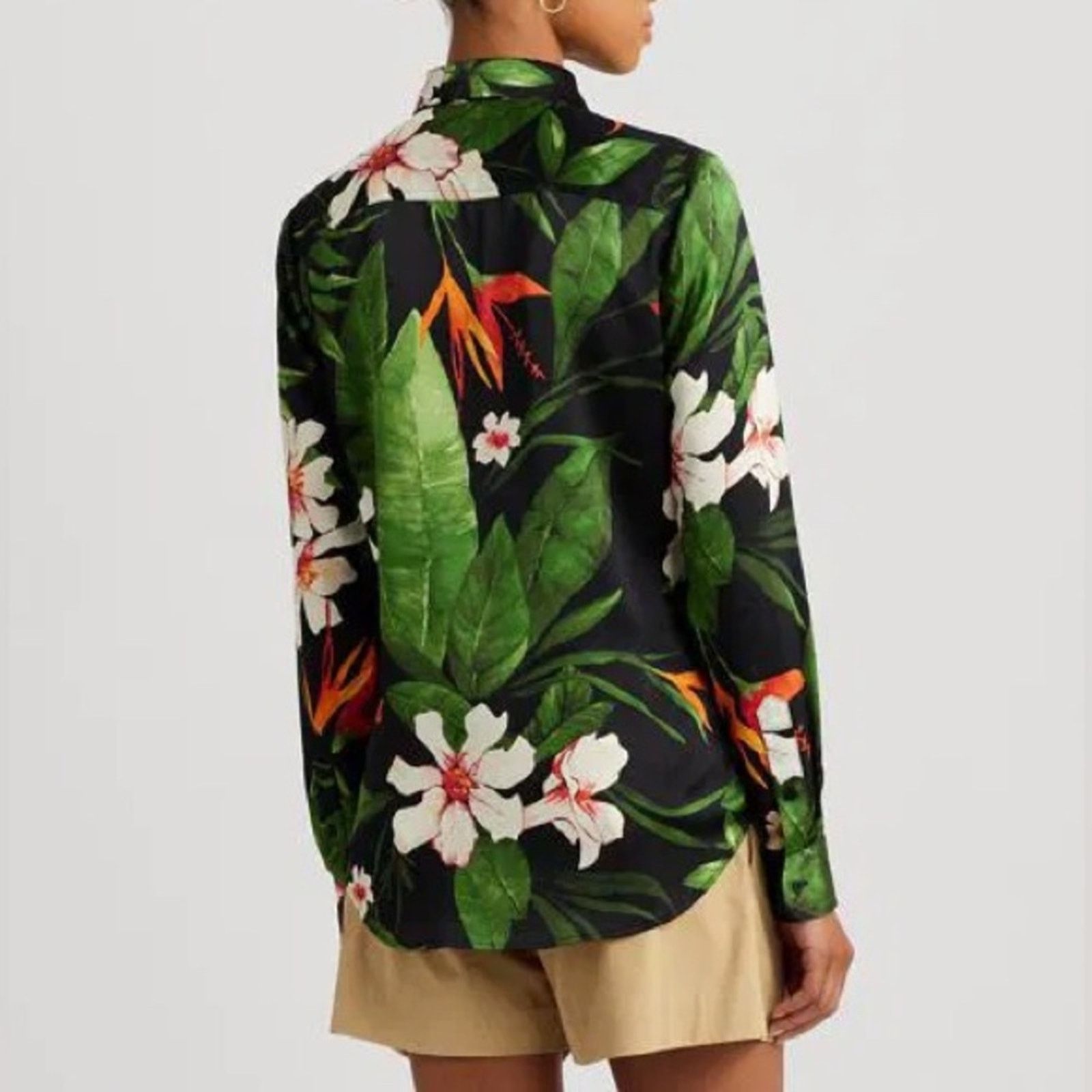 Ralph Lauren NWT Ralph Lauren Long Sleeve Floral Blouse Top size XS Size XS / US 0-2 / IT 36-38 - 2 Thumbnail
