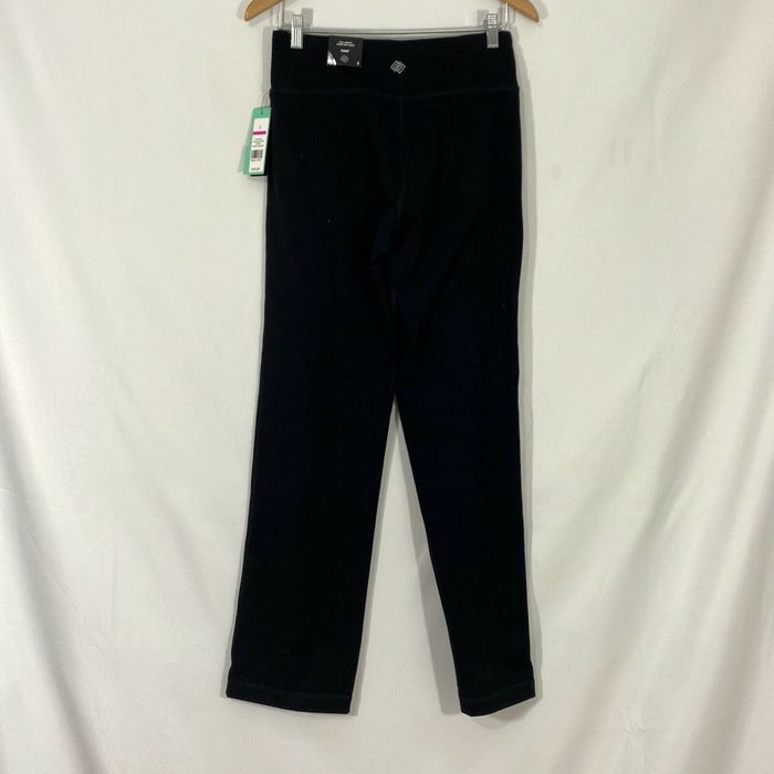 SKIMS Zelos NWT Womens Black Flat Front Skims The Floor Full Length Pants  Size Small