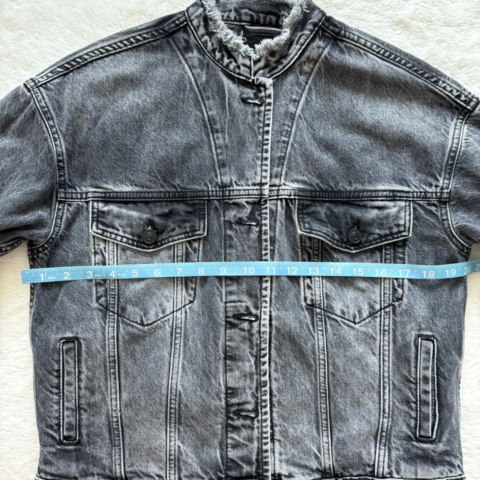 Allsaints ALLSAINTS women jeans oversized jacket size 2 US Size XS / US 0-2 / IT 36-38 - 8 Thumbnail