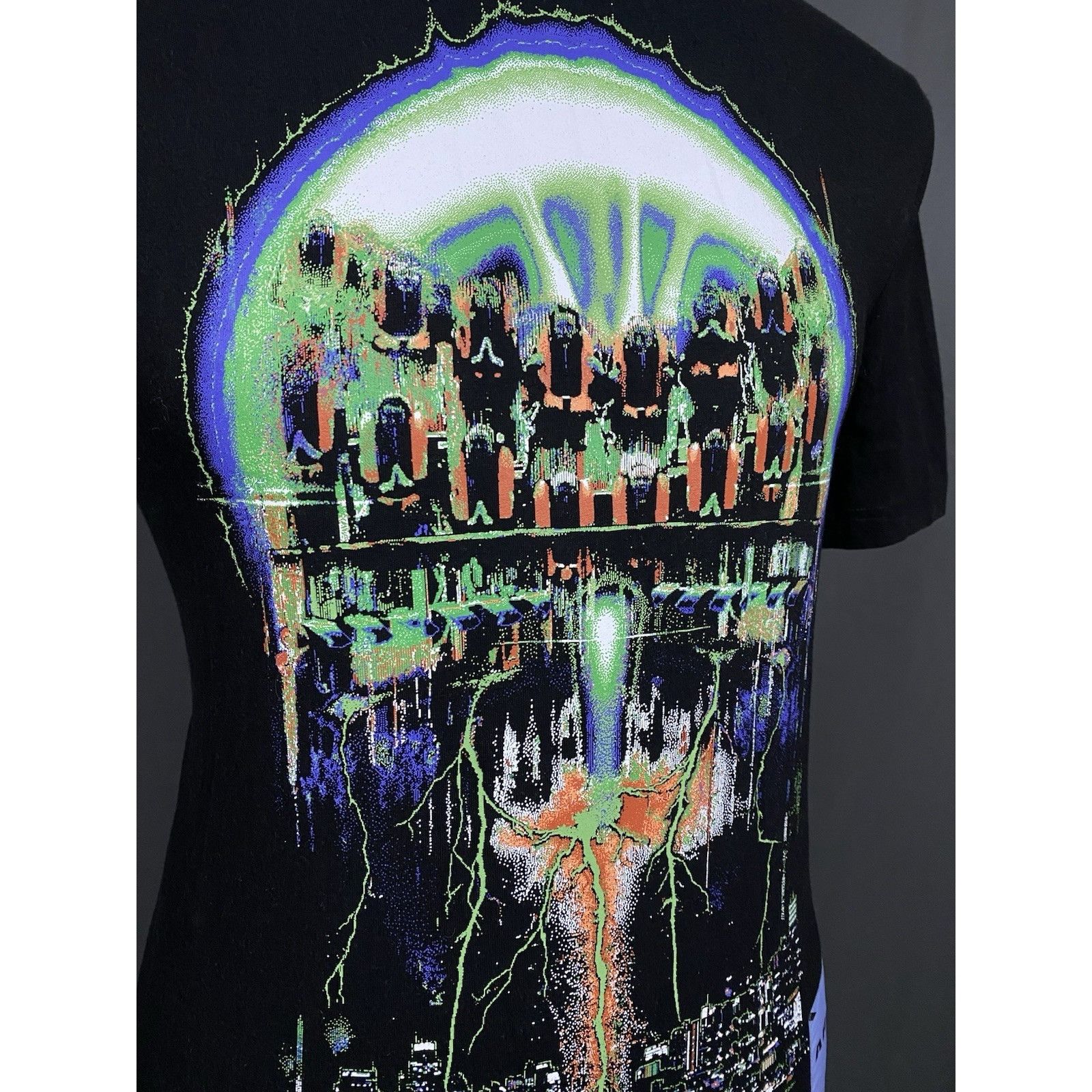 Alexander McQueen Alexander McQueen AR-2 Collection Plasma Men's Black T-Shirt Size US L / EU 52-54 / 3 - 7 Thumbnail
