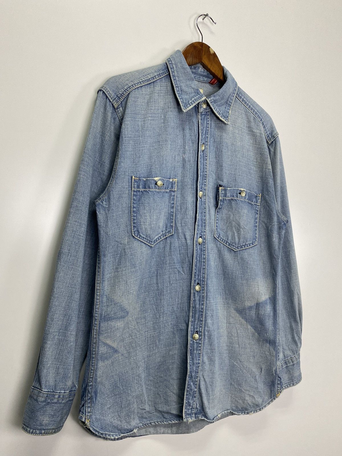 Levi's × Vintage Vintge Levis redloop button up Size US L / EU 52-54 / 3 - 5 Thumbnail
