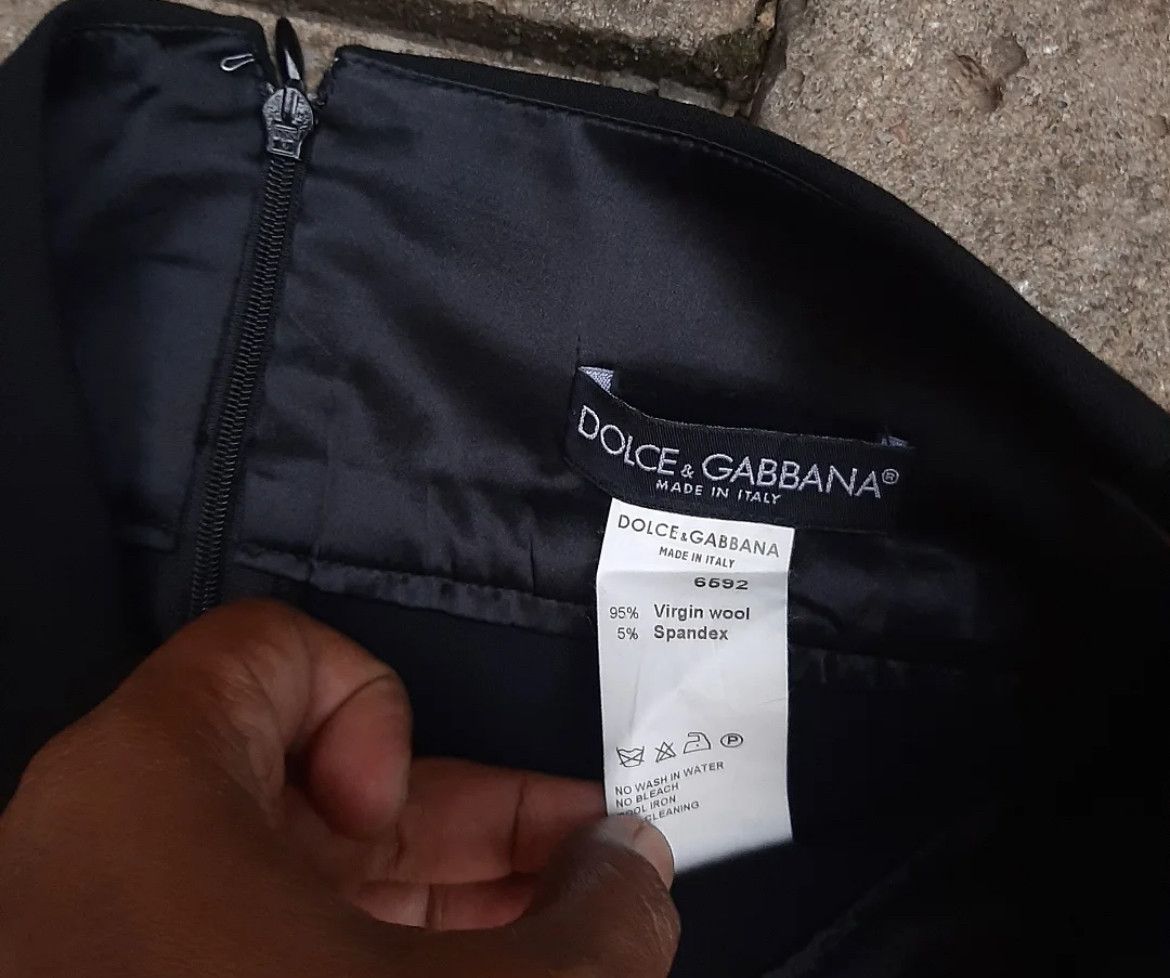 Dolce & Gabbana 2000s Dolce Gabbana D&G Wool Skirt Size 29" - 2 Thumbnail