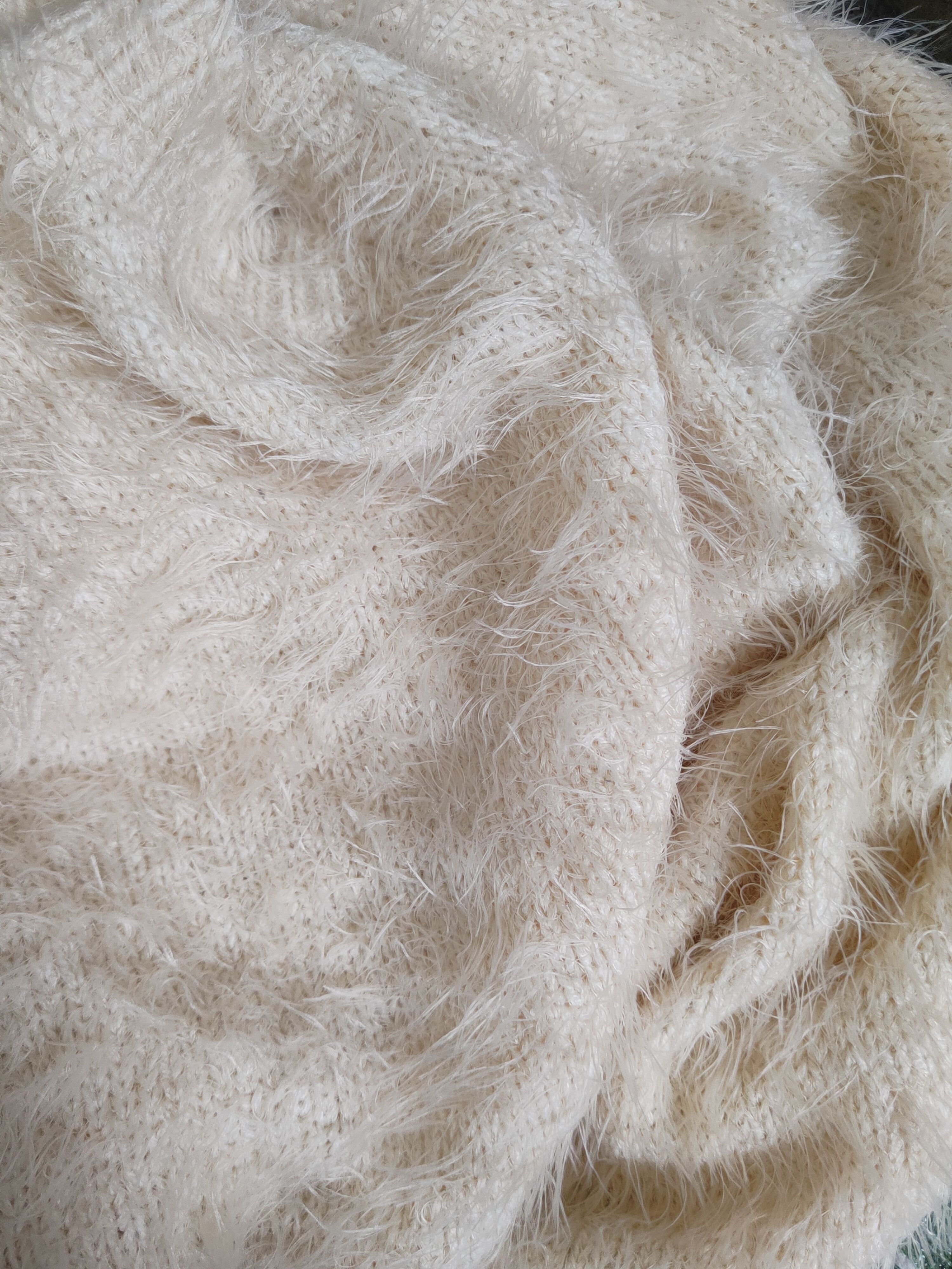 Japanese Brand × Vintage Grove Light Brown Shag Shaggy Fur Mohair Knitwear #W2132 Size S / US 4 / IT 40 - 11 Thumbnail