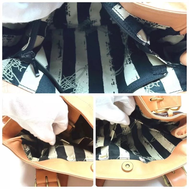 Vivienne Westwood Vivienne Westwood size os Mid-old Saturn embossed logo moto Size ONE SIZE - 8 Thumbnail