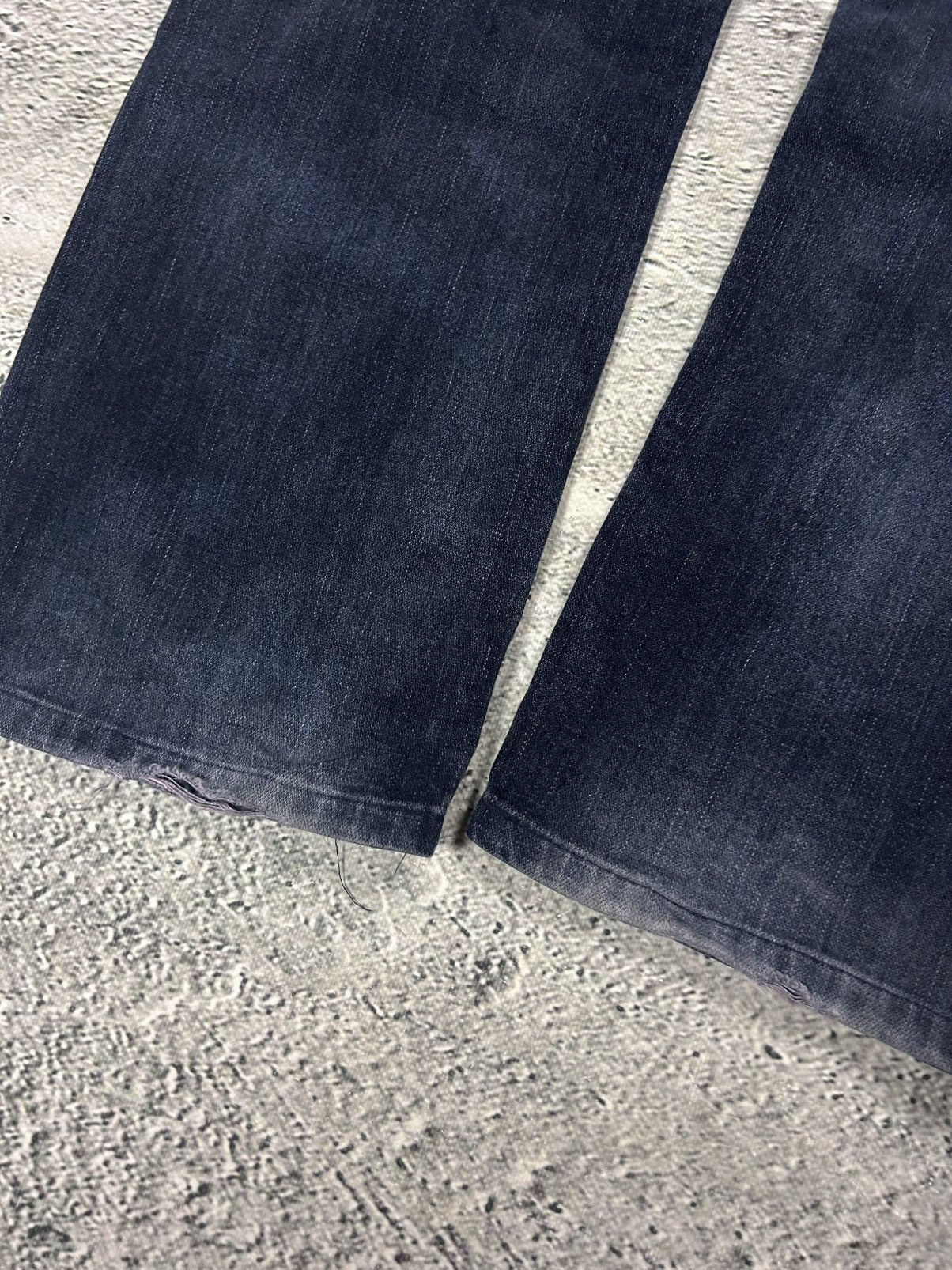 True Religion True Religion VAMP navy blue jeans red stitch contrast Y2K Size US 34 / EU 50 - 4 Thumbnail