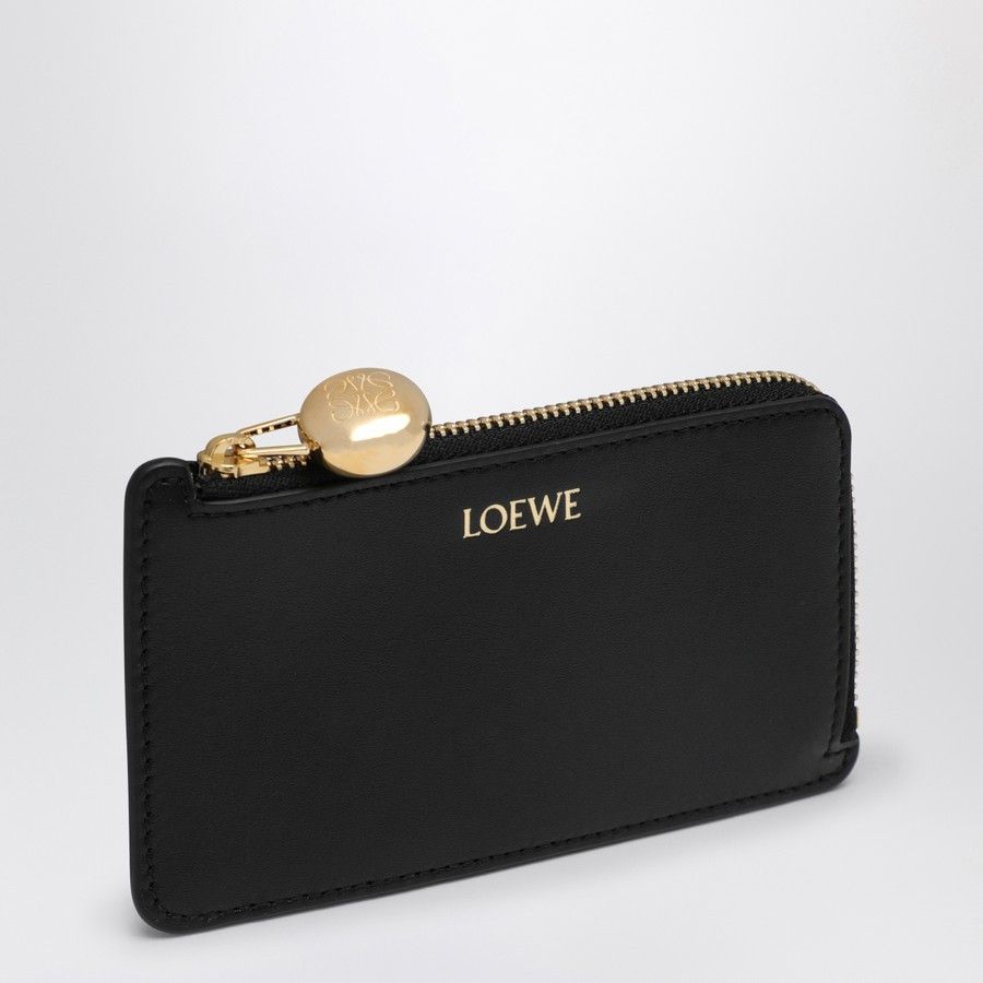 Loewe o1d2blof0824 Size: OS / Leather Pebble Card Case in Black Size ONE SIZE - 1 Thumbnail