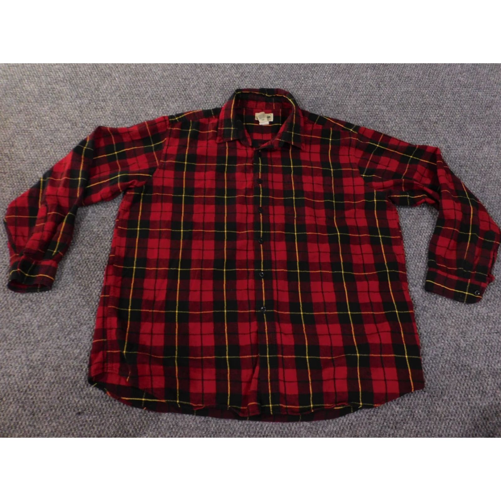 Vintage VINTAGE ll bean Flannel Shirt Large Mens Red Plaid Outdoors Retro Hiking Size US L / EU 52-54 / 3 - 2 Thumbnail