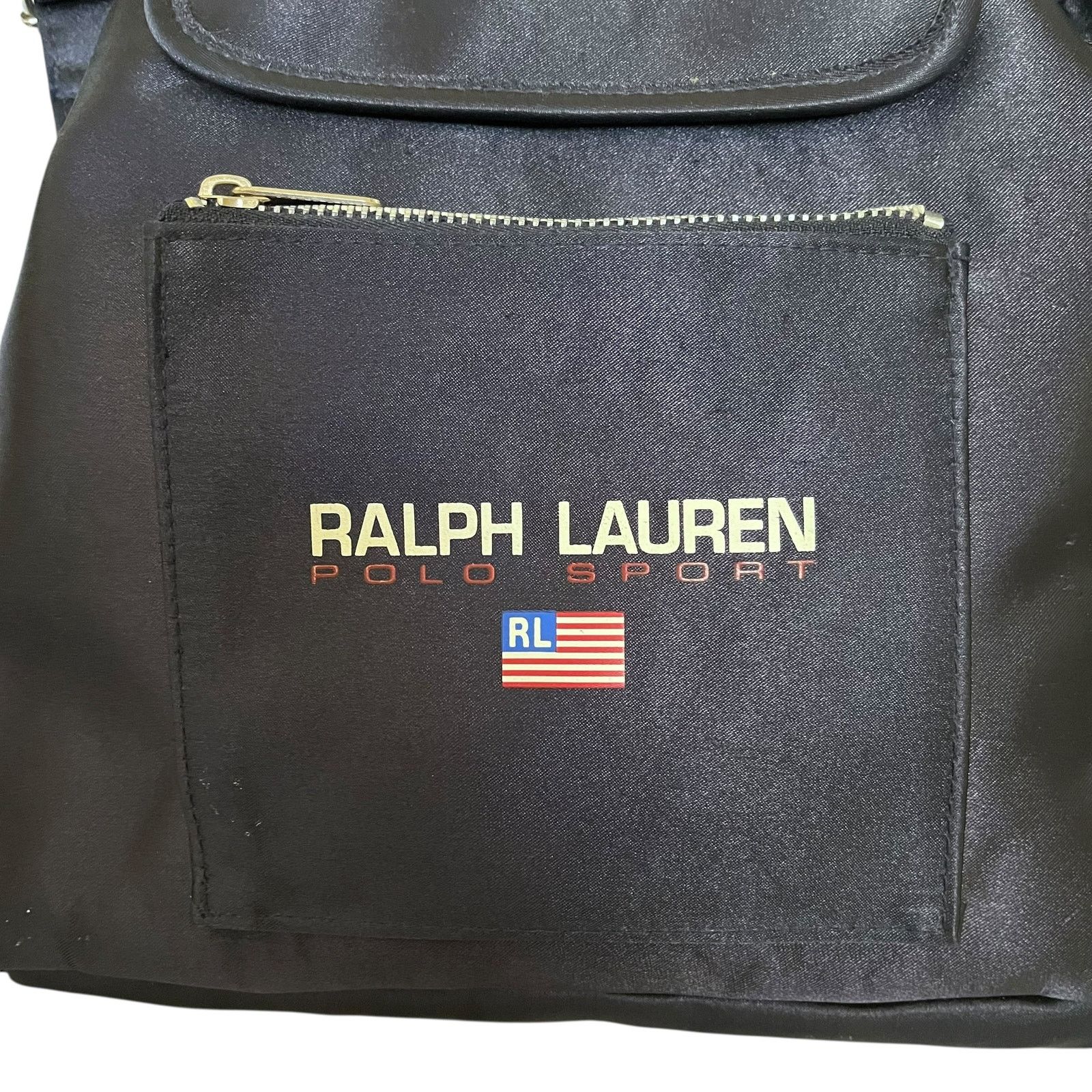 Polo Ralph Lauren × Vintage Ralph Lauren Polo Sport Vintage Navy Blue Mini Backpack Size ONE SIZE - 7 Thumbnail