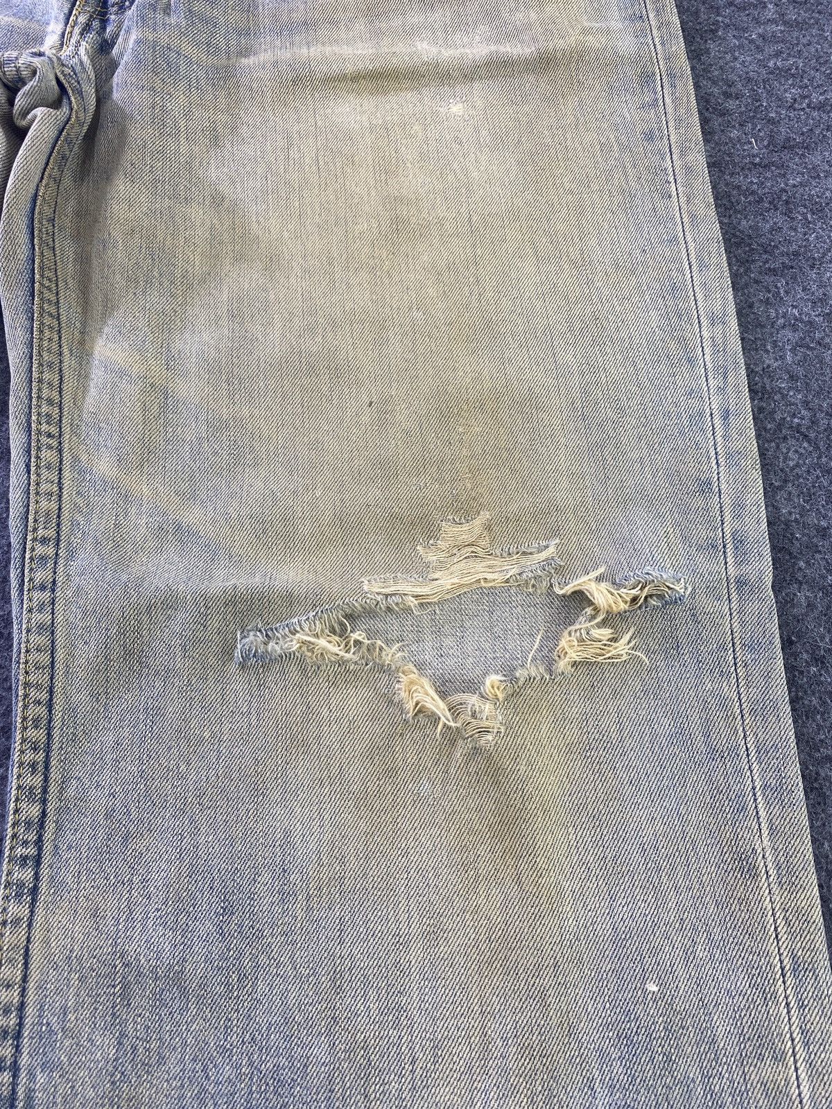 Jean × Levi's × Vintage Vintage Levis 502 Distresses Blue Wash Jeans - J938 Size US 34 / EU 50 - 16 Thumbnail