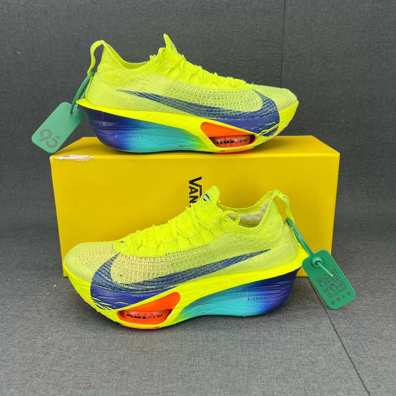 Nike Nike Alphafly Next% 3 Yellow 38 New With Box Size US 7 / IT 37 - 3 Thumbnail