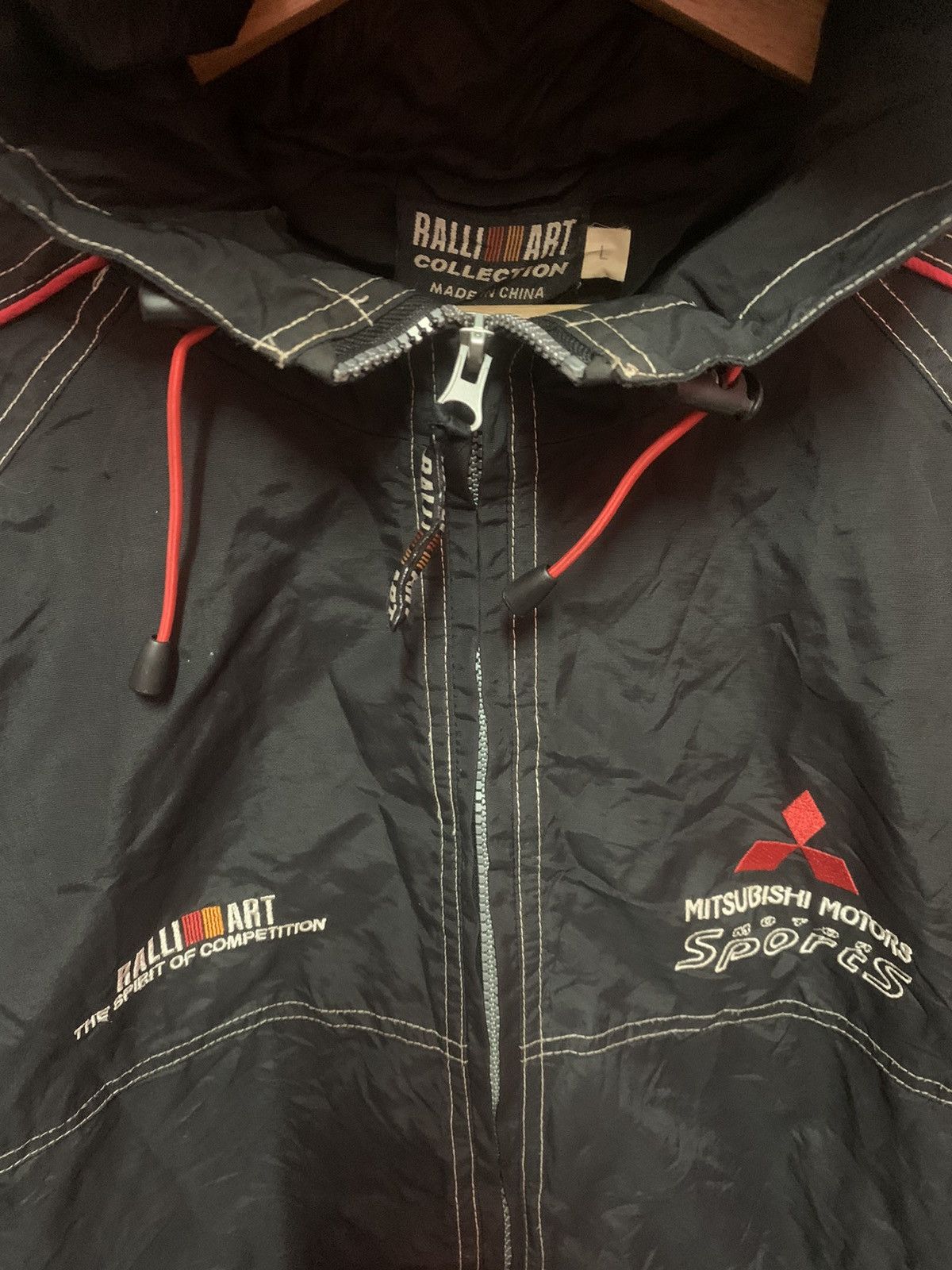Sports Specialties VINTAGE!! Light Jacket Ralli Art Mitshubishi Size US L / EU 52-54 / 3 - 3 Thumbnail