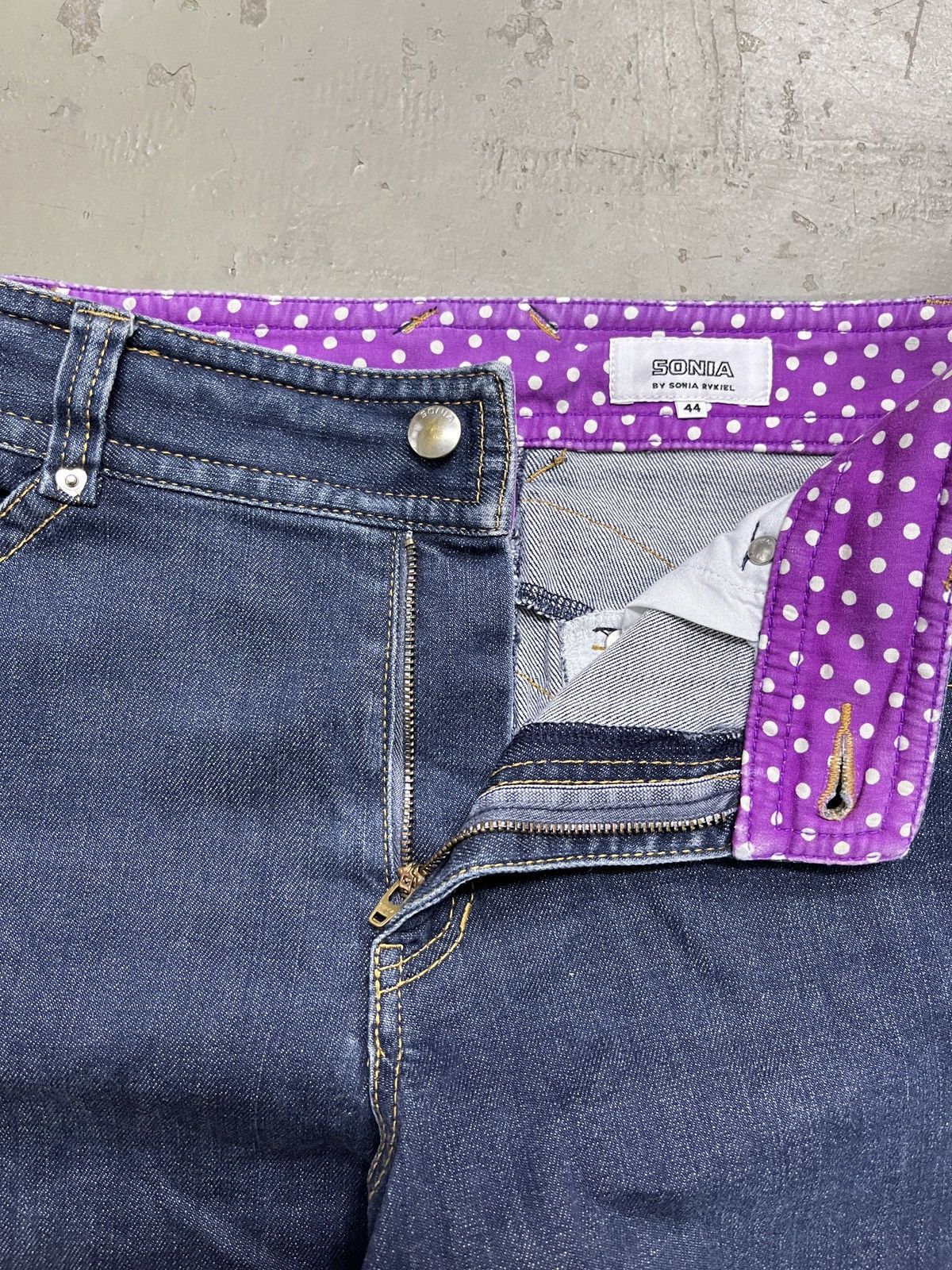 Designer Authentic Sonia Rykiel Paris Designer Heart Shaped Denim Size US 28 / EU 44 - 8 Thumbnail