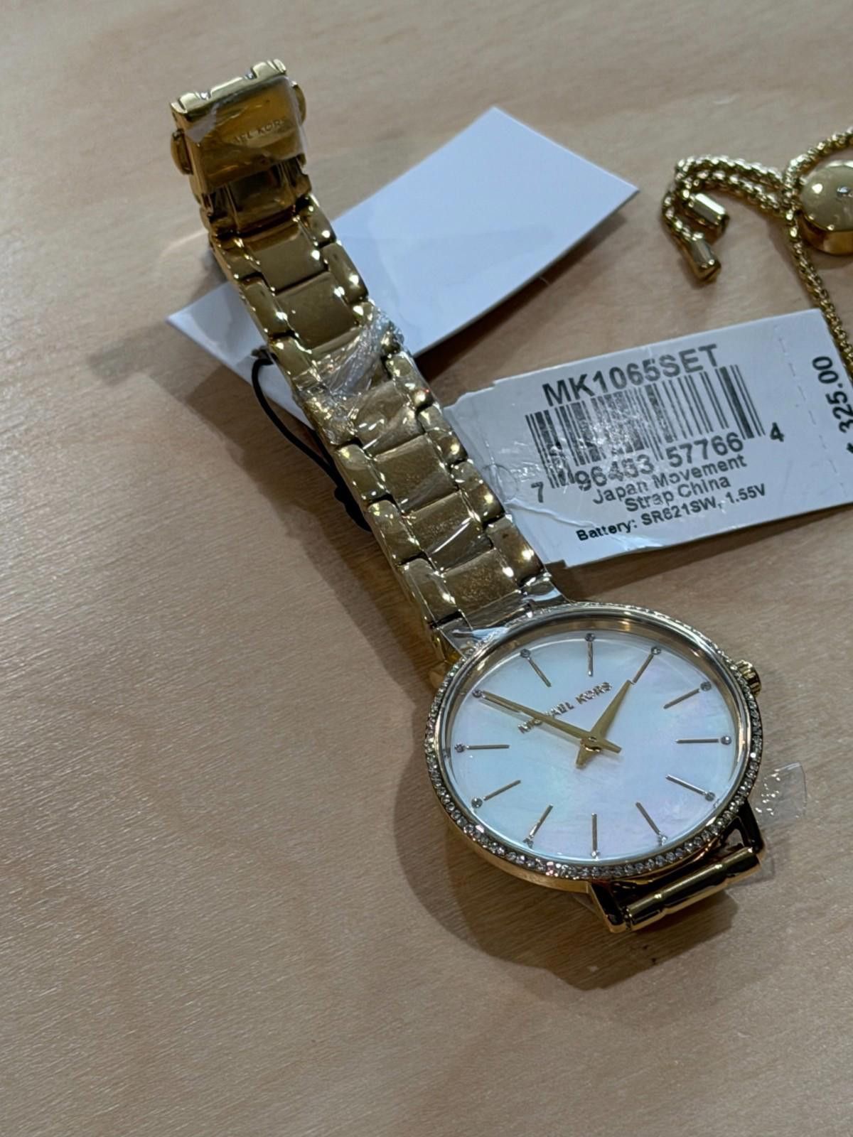 Michael Kors Michael Kors Women Watch Quartz Mother of Pearl Dial Gold ST Size ONE SIZE - 5 Thumbnail