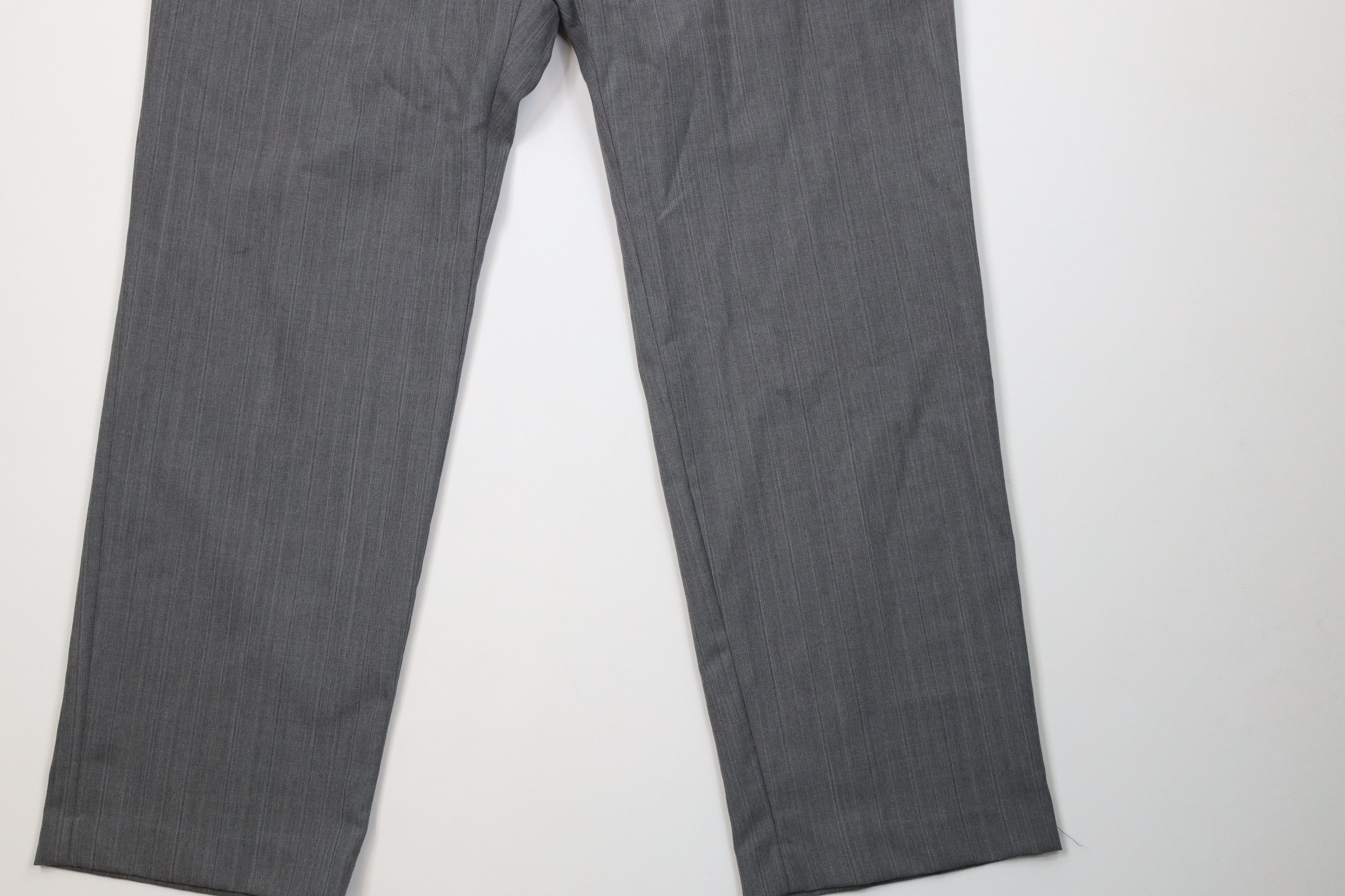 Vintage Vintage 90s Streetwear Knit Striped Wide Leg Chino Pants Size US 38 / EU 54 - 4 Thumbnail